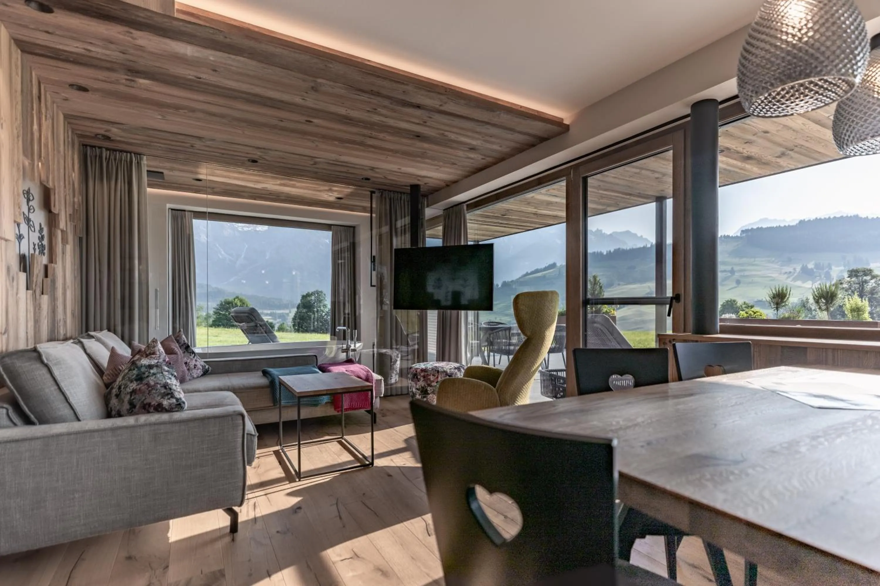 Living room in Biohof Ebengut