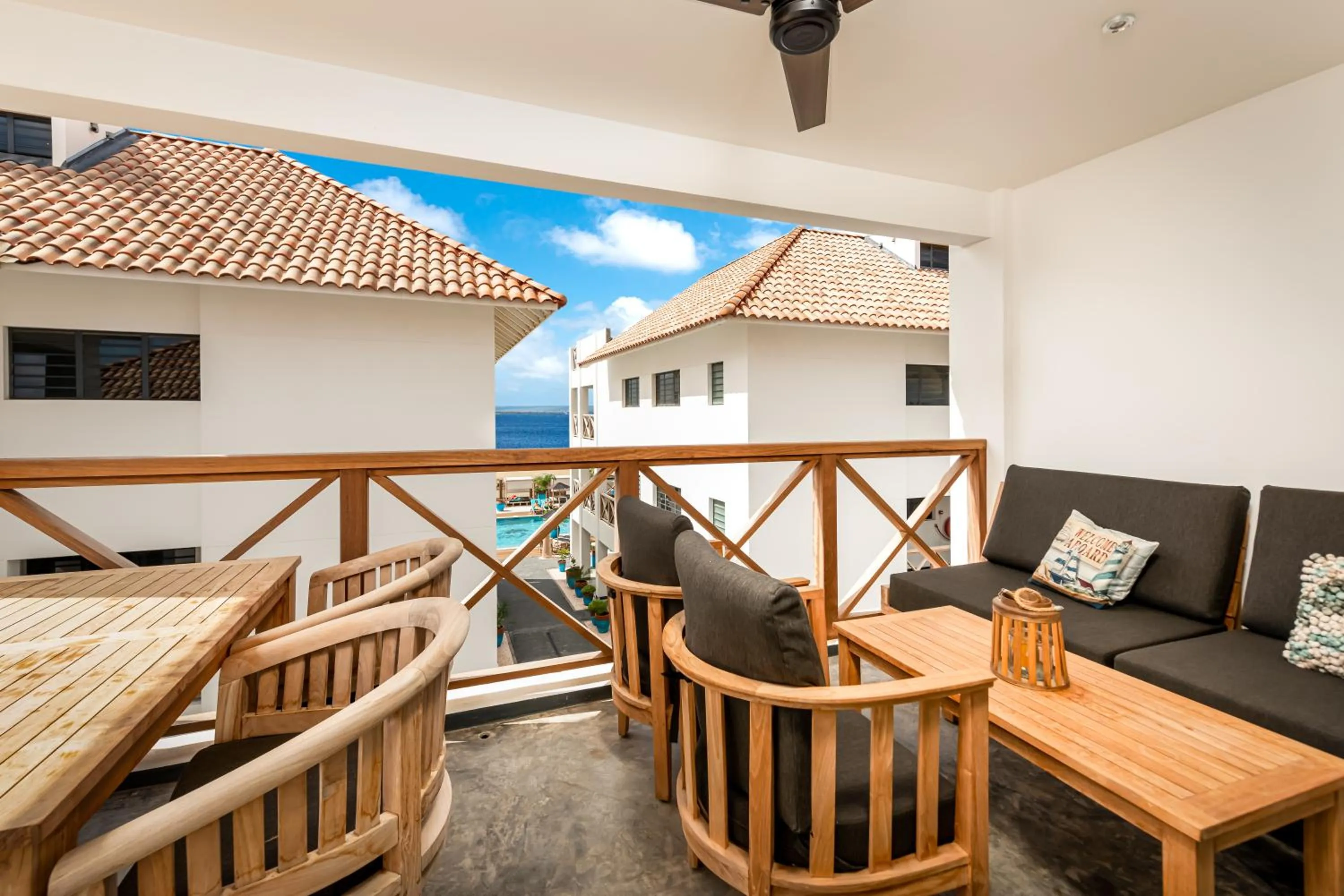 Balcony/Terrace in Bloozz resort Bonaire