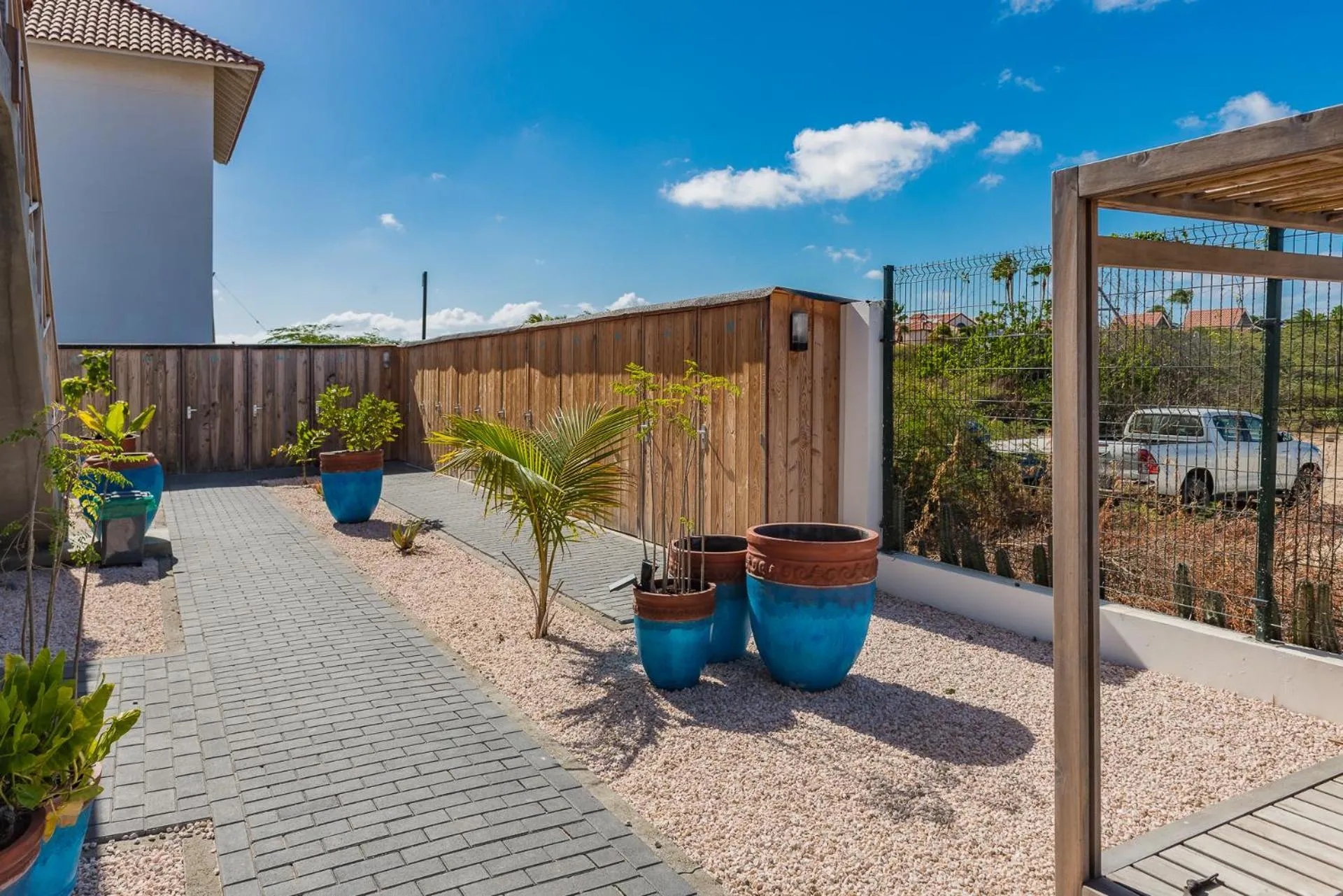 microwave in Bloozz resort Bonaire