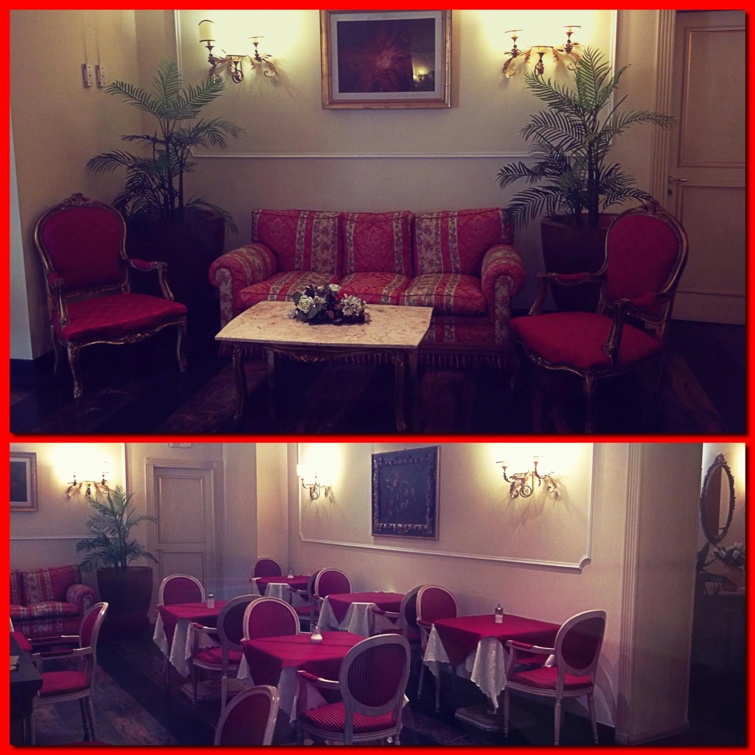 Lobby or reception in Hotel Quadrifoglio Roma Eur