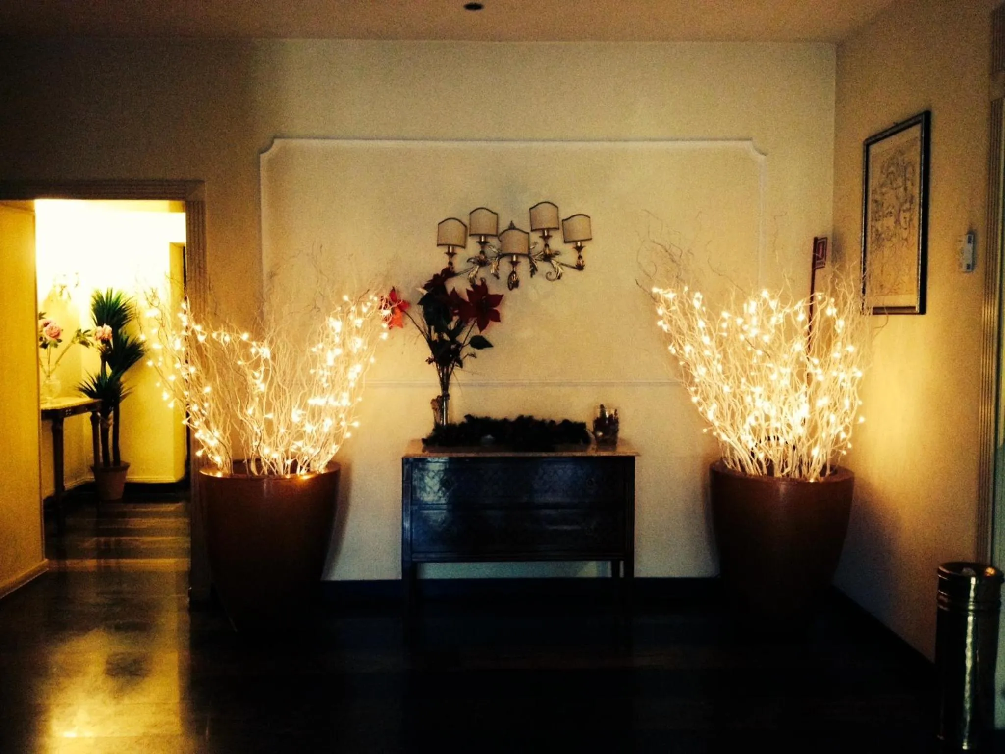 Lobby or reception in Hotel Quadrifoglio Roma Eur