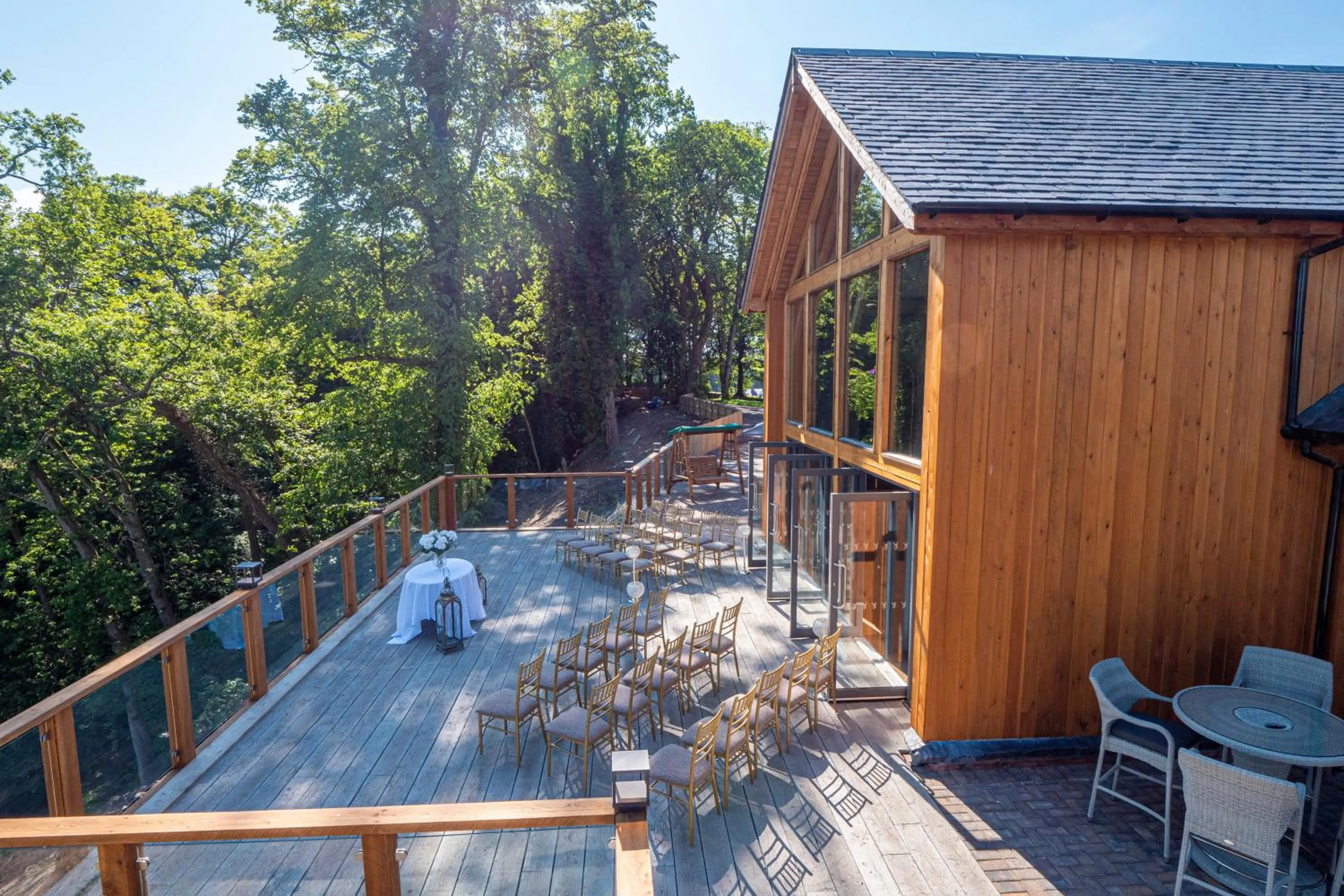 Patio in Enterkine Country House Resort