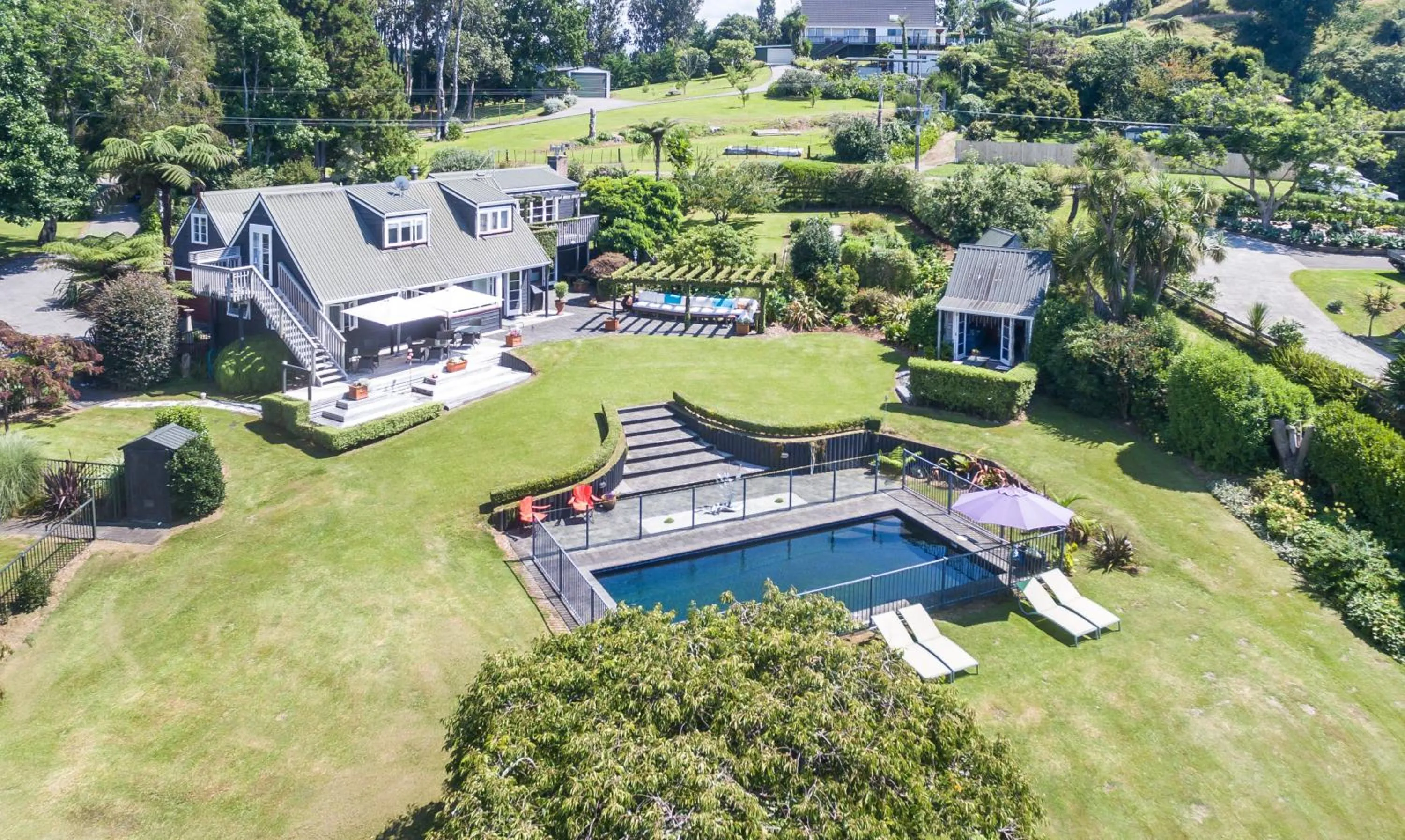 Bird's eye view in Brenton Lodge