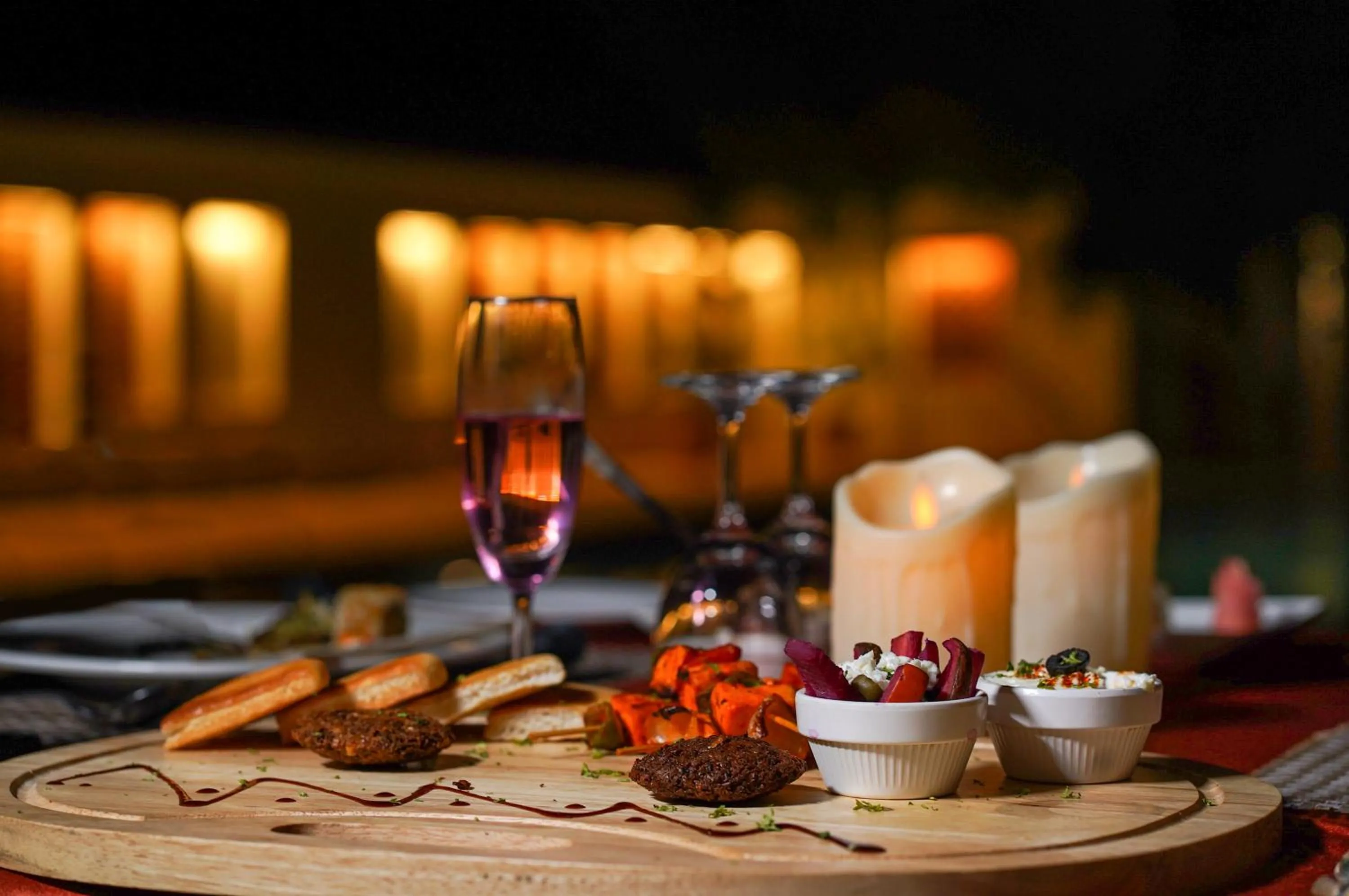 Food and drinks in Diggi Palace - A City Center Hidden Heritage Gem