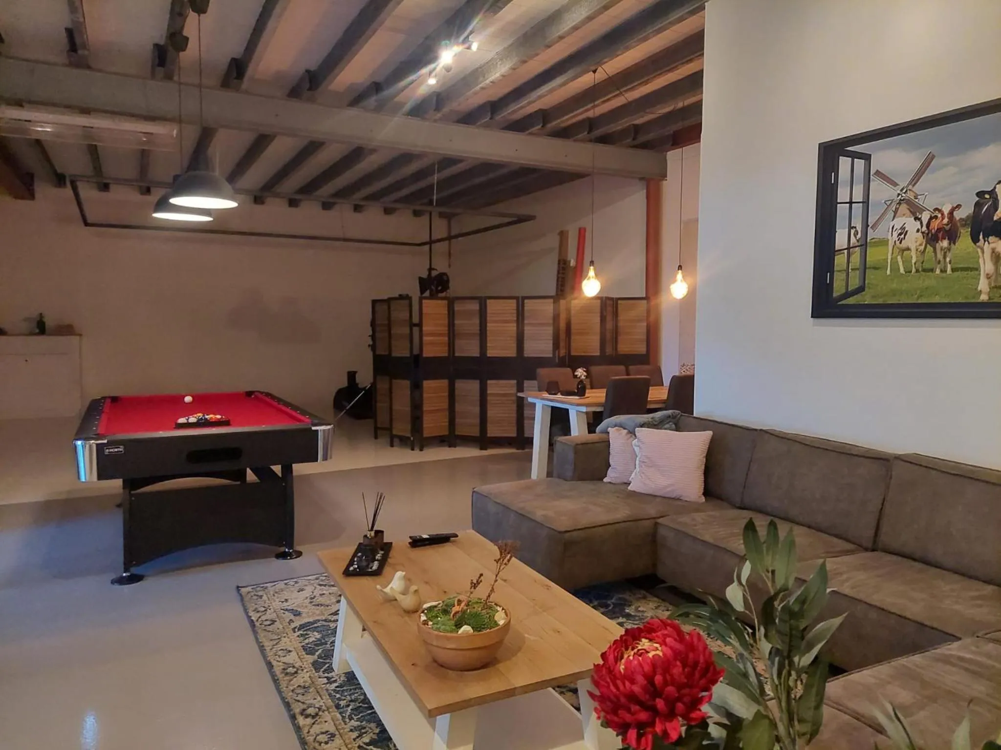 Communal lounge/ TV room in B&B Wijdzicht