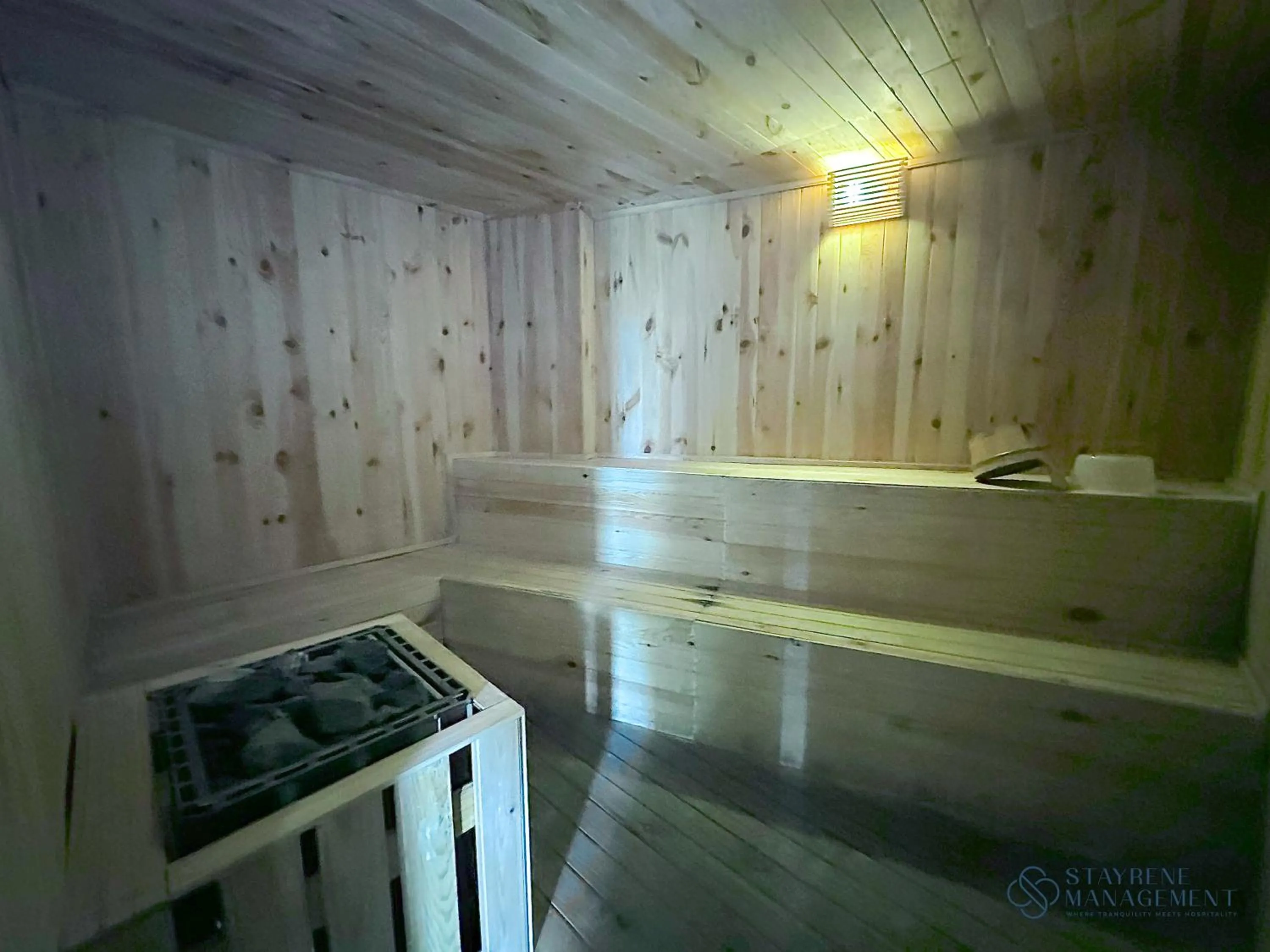 Sauna in The Elysia Suites