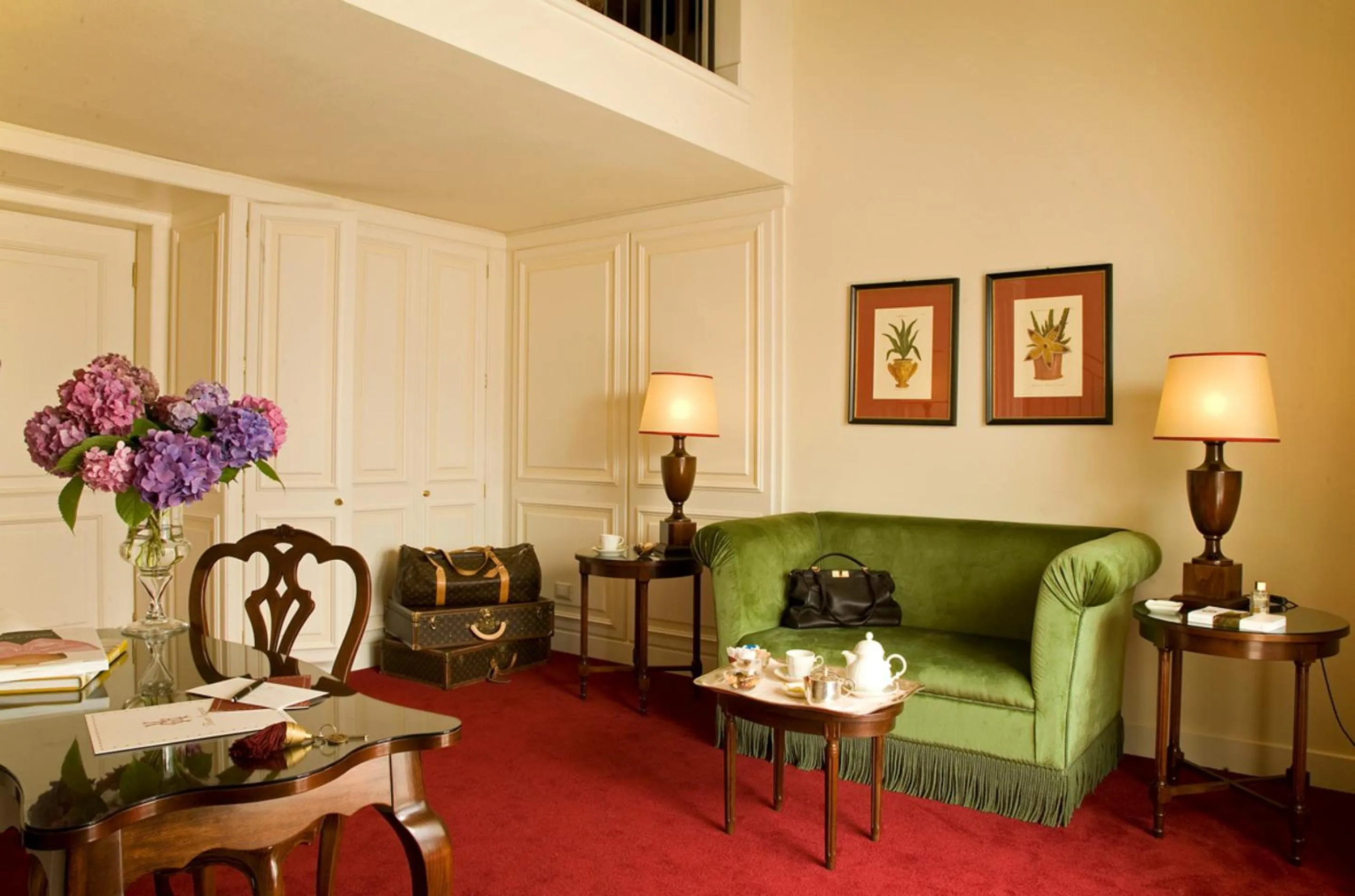 Living room in Grand Hotel Majestic