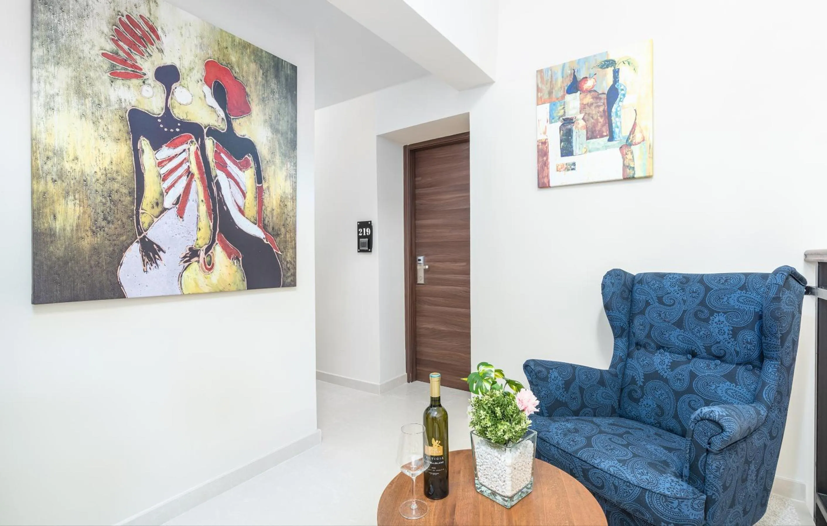 Seating area in Hotel Dua Residence