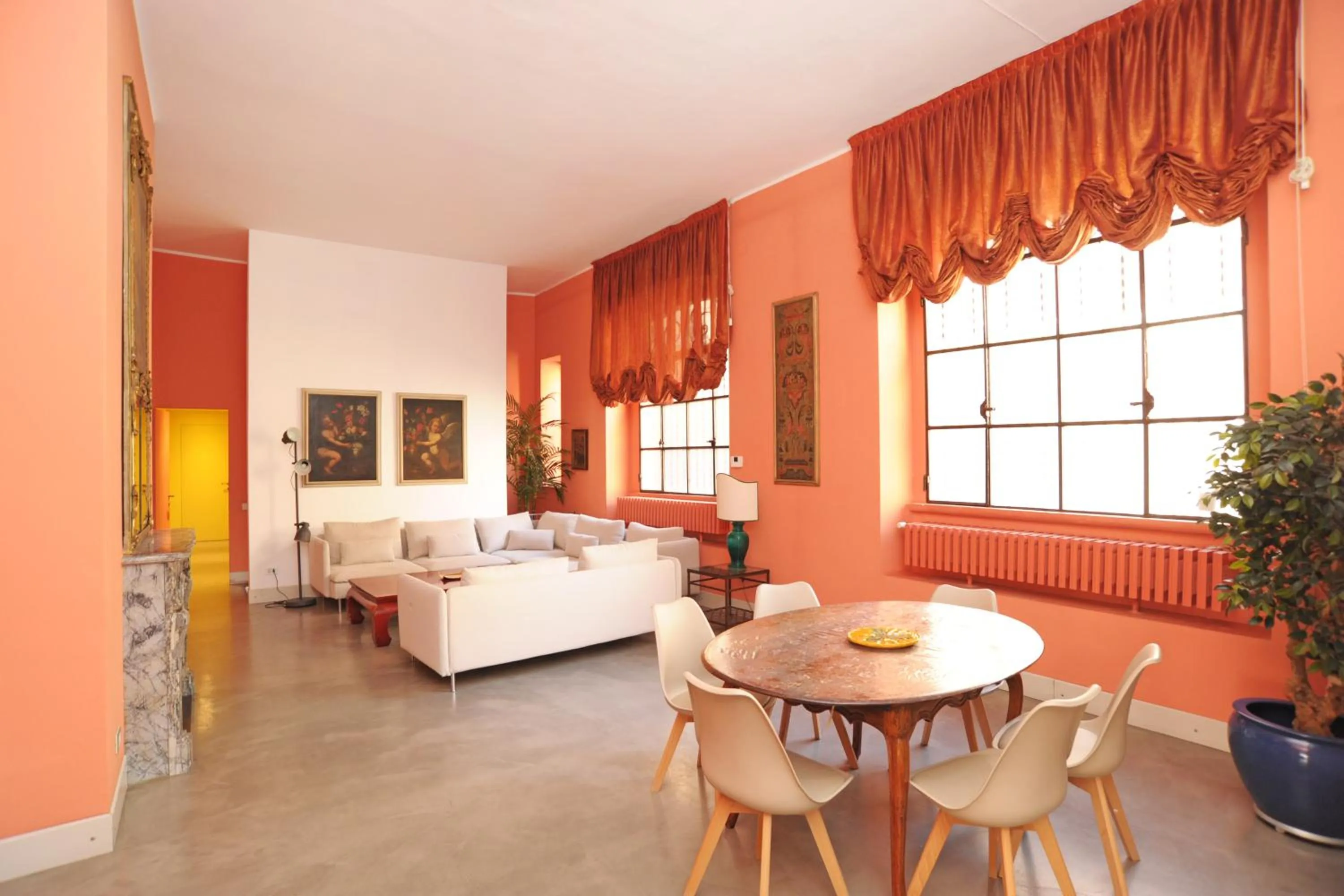 Living room, Bed in Sarpi Apartment