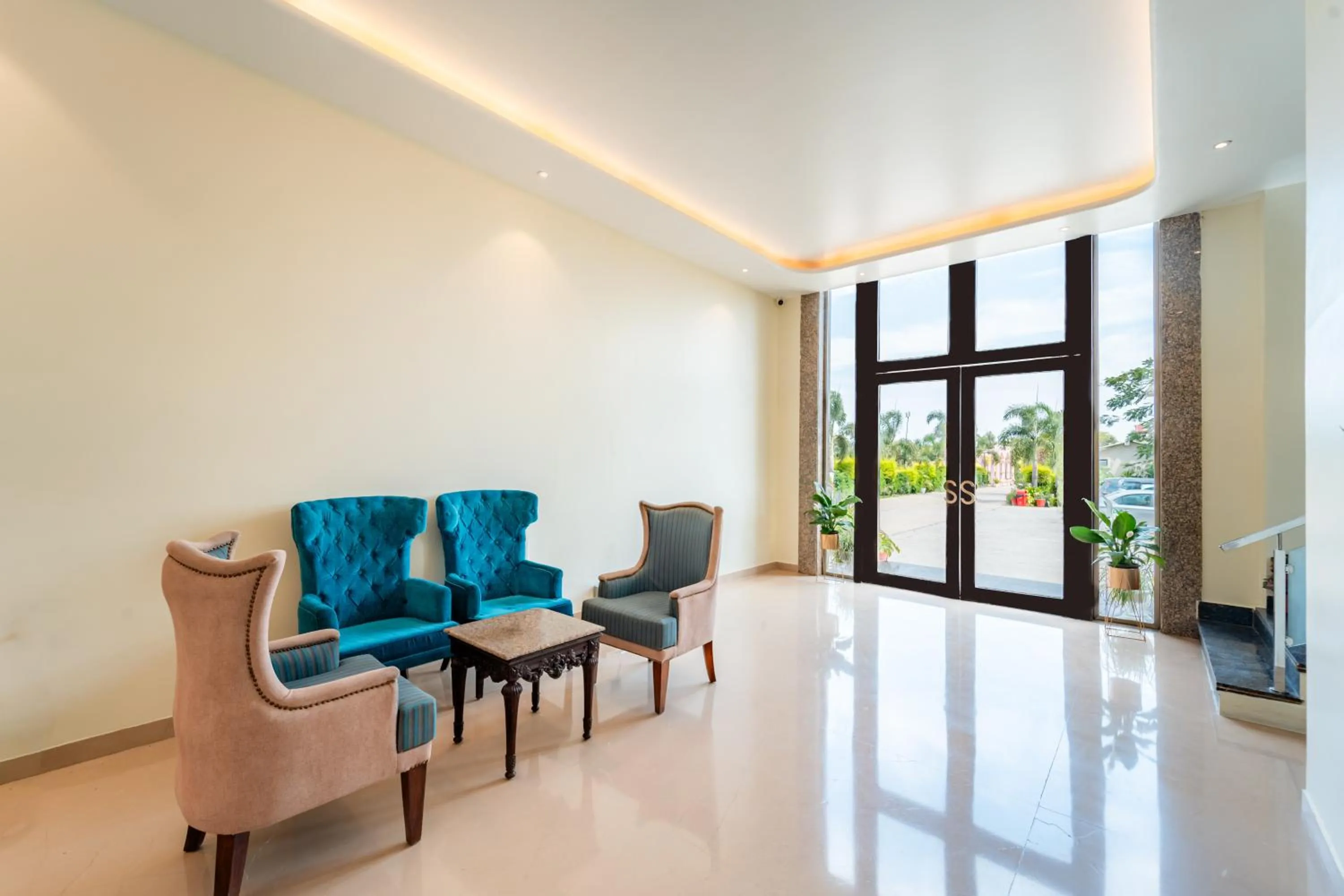 Seating area in Playotel Resort Bhopal
