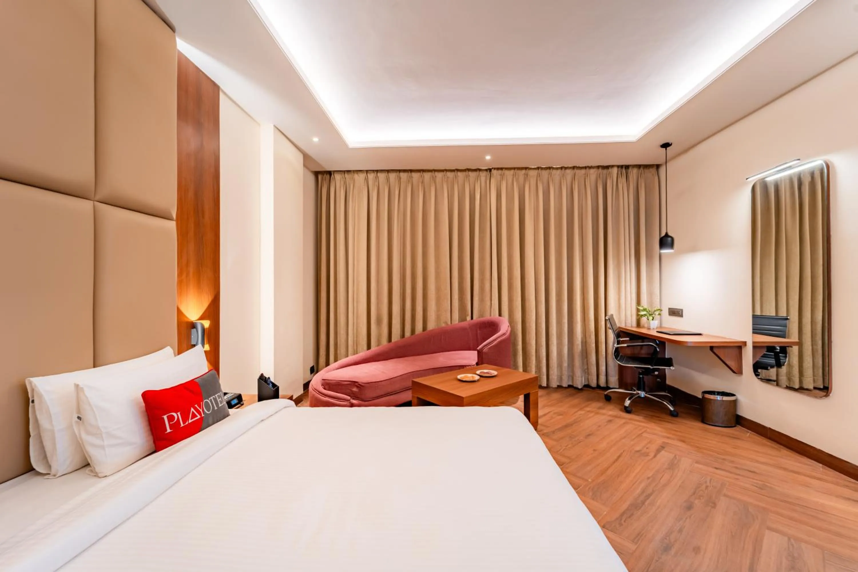 Photo of the whole room, Bed in Playotel Resort Bhopal