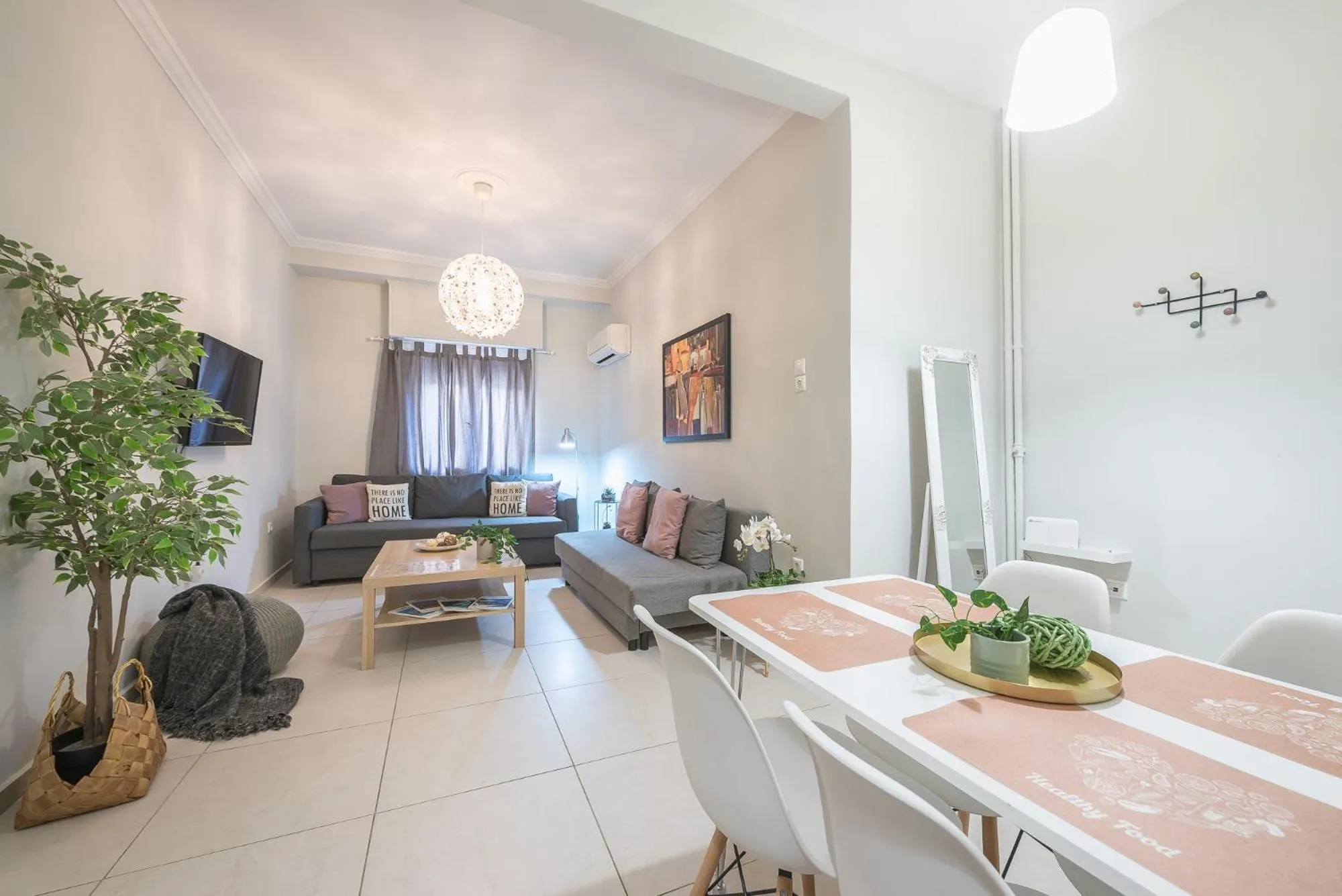 Living room in Erythros Boutique Suite By Cloudkeys