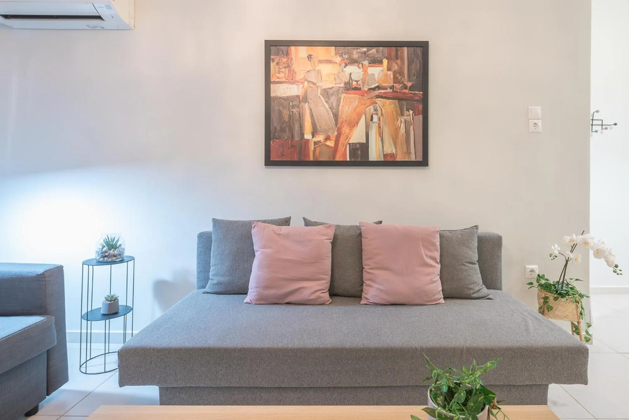 Living room in Erythros Boutique Suite By Cloudkeys