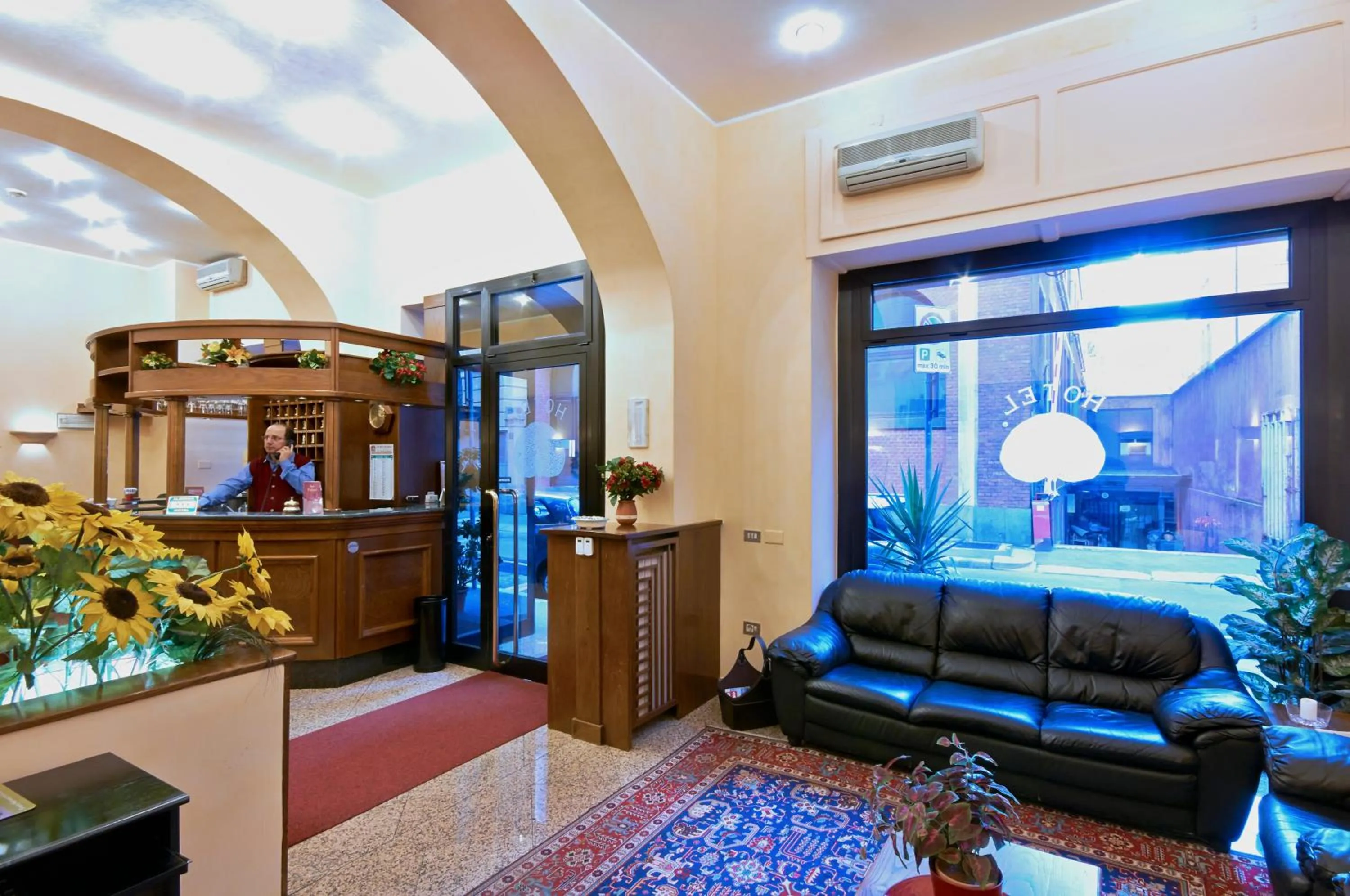 Lobby or reception in Hotel Pavone