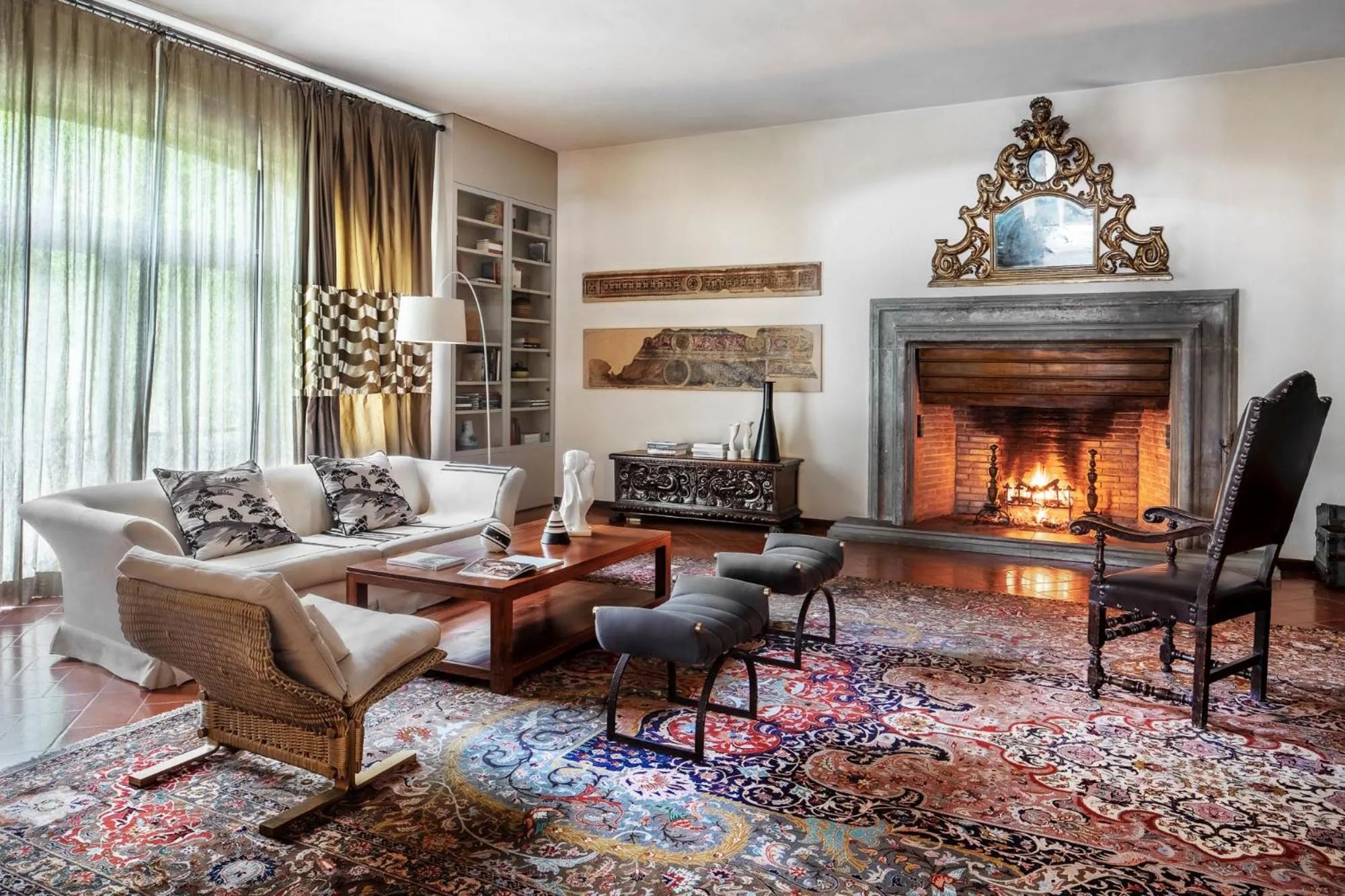 Living room in Park Hotel Ai Cappuccini