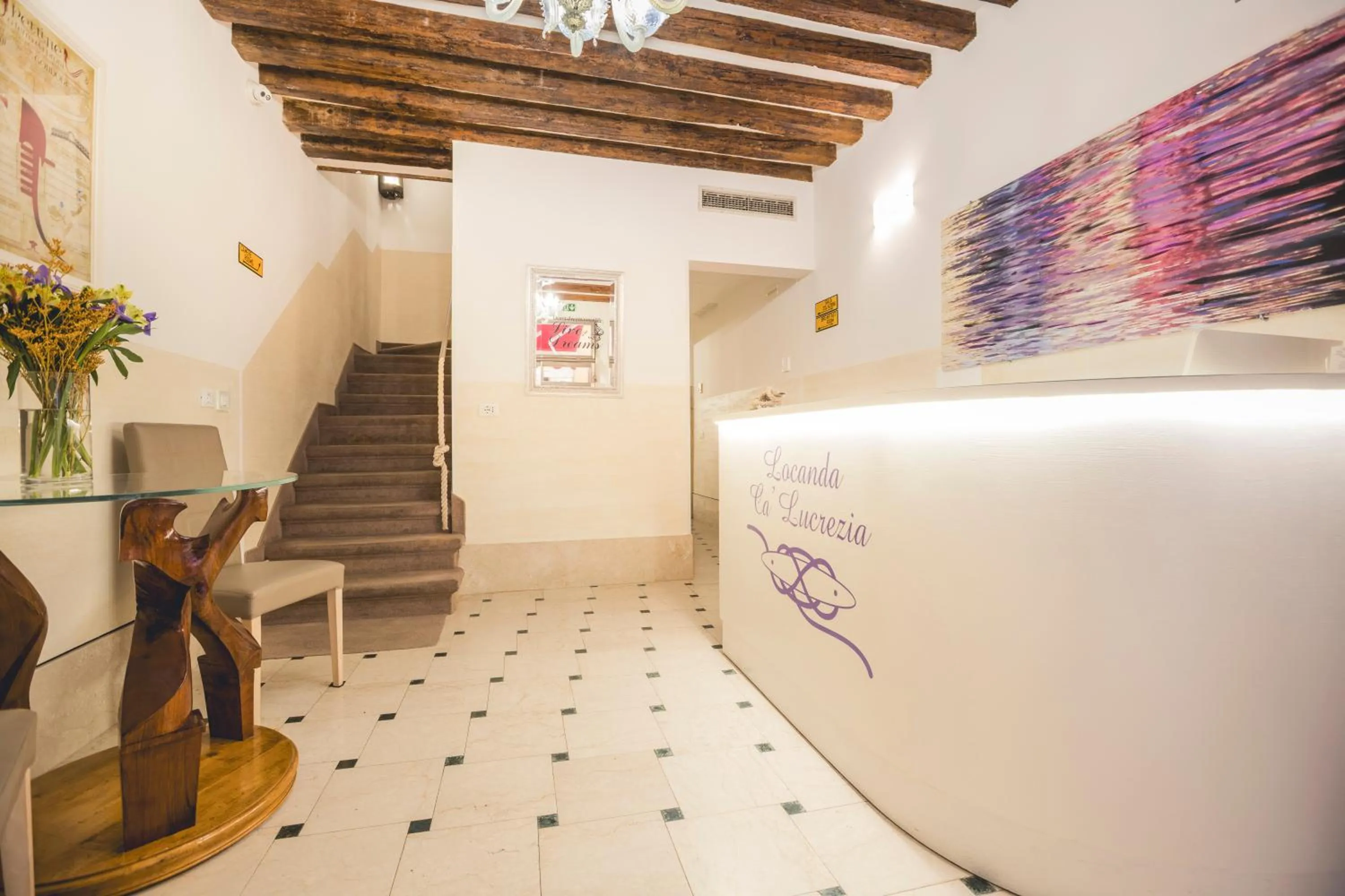 Lobby or reception in Locanda Ca' Lucrezia