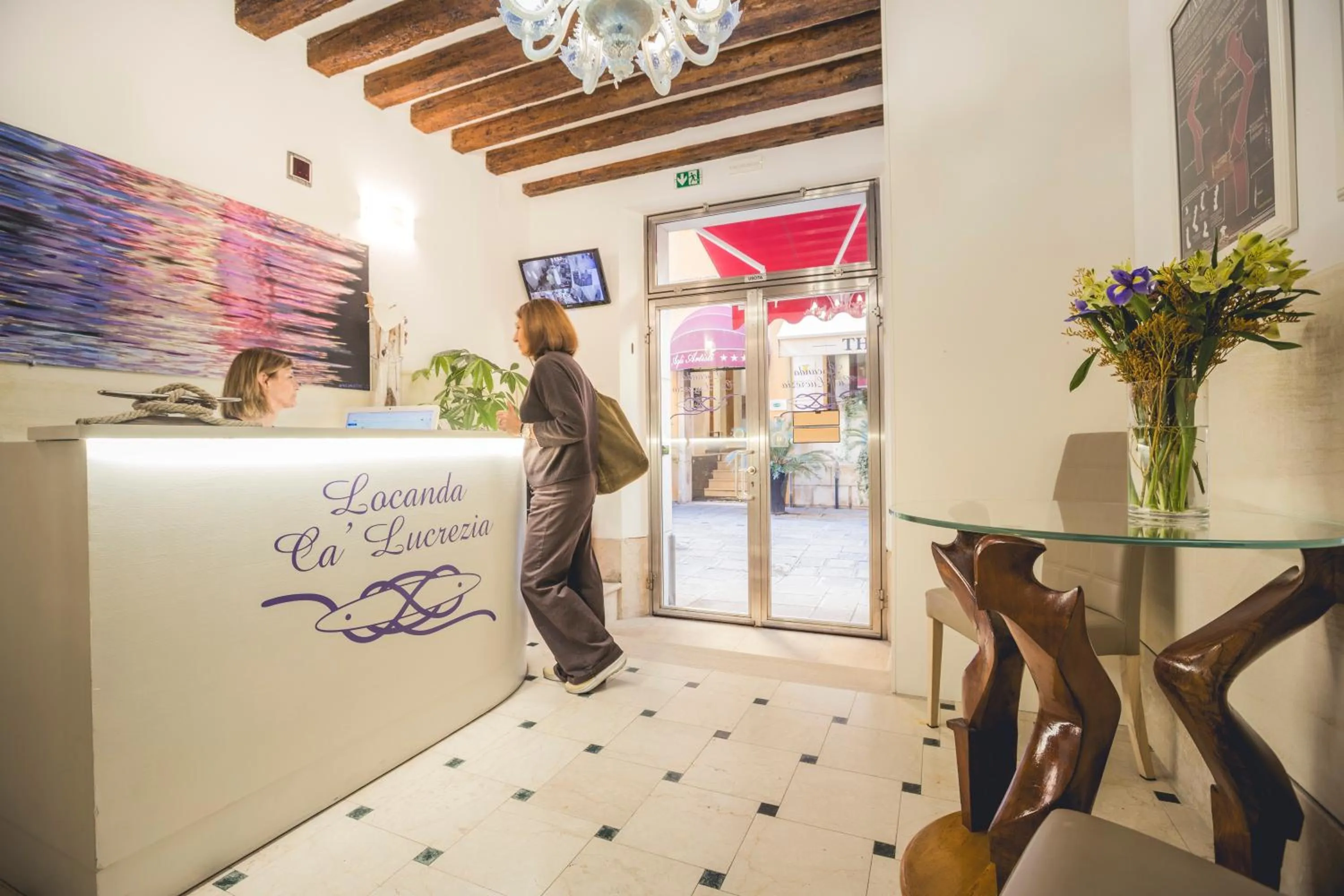 Lobby or reception in Locanda Ca' Lucrezia