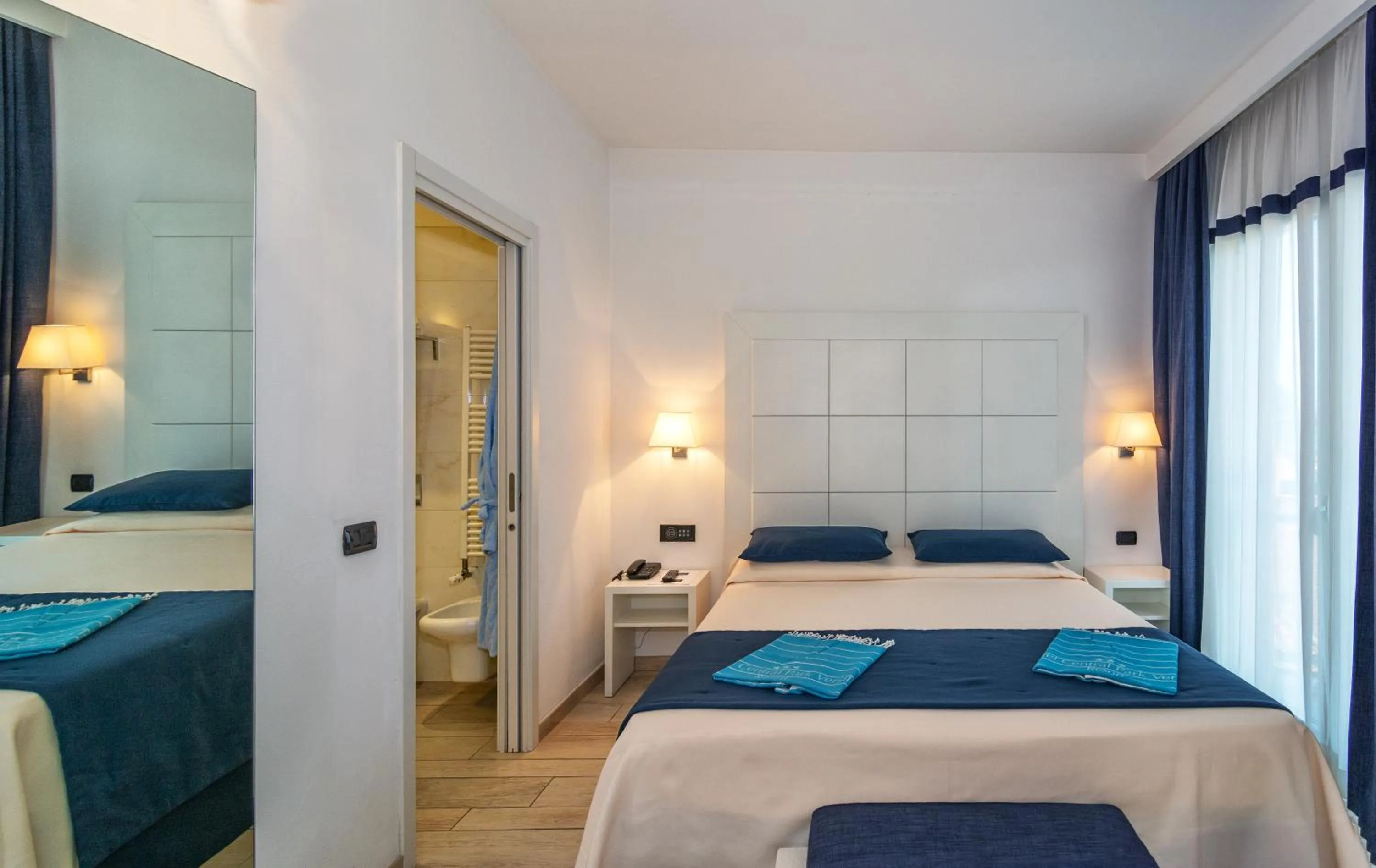 Bed in Hotel Central Park