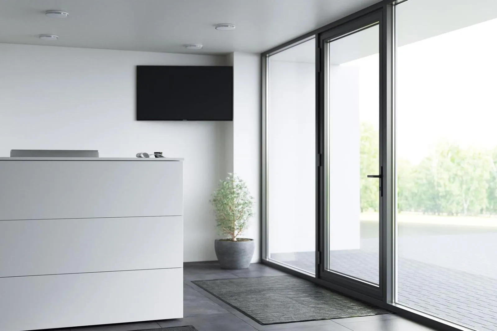 Lobby or reception in The Residences - Apartments Frankfurt