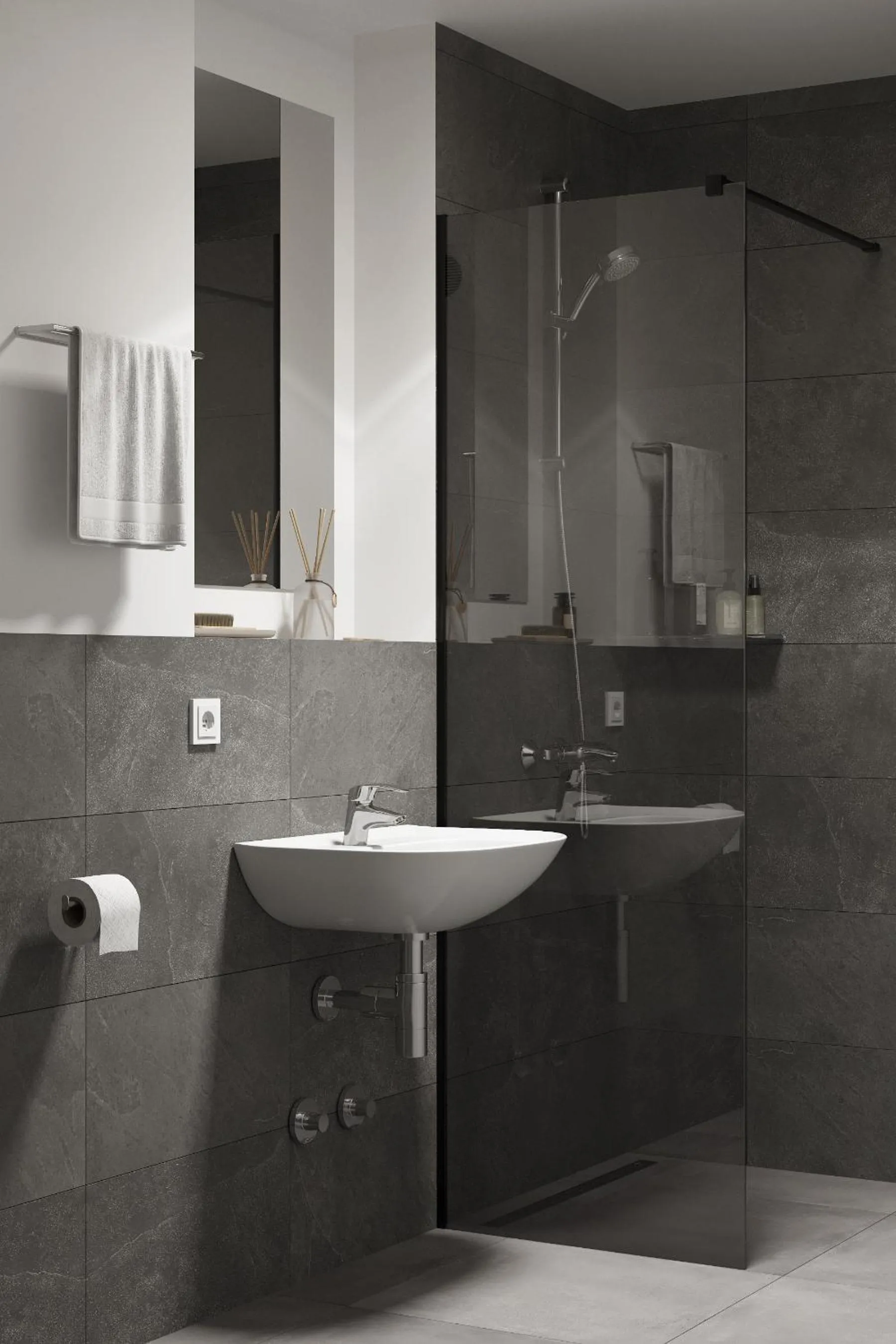 Bathroom in The Residences - Apartments Frankfurt