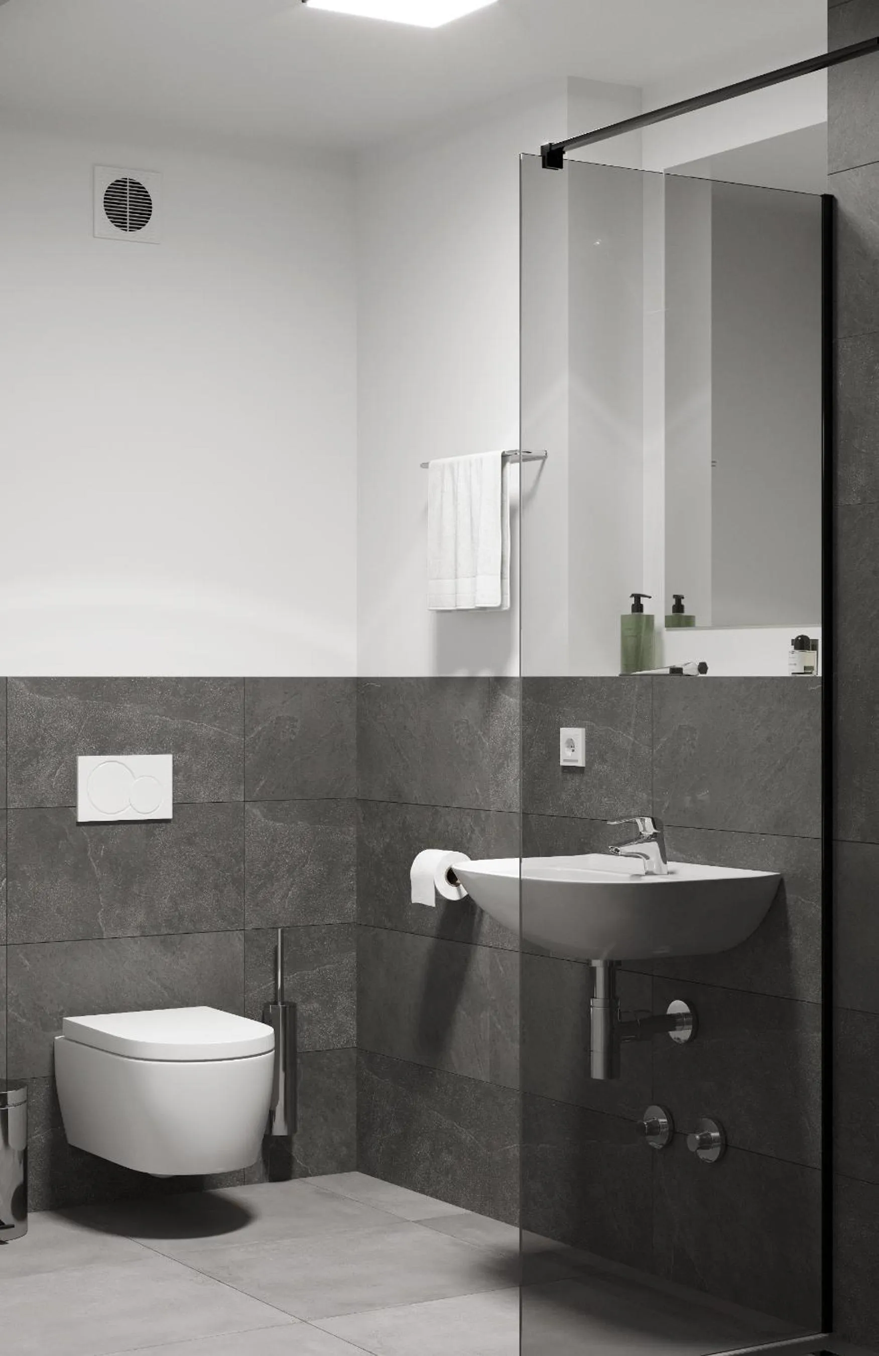 Bathroom in The Residences - Apartments Frankfurt