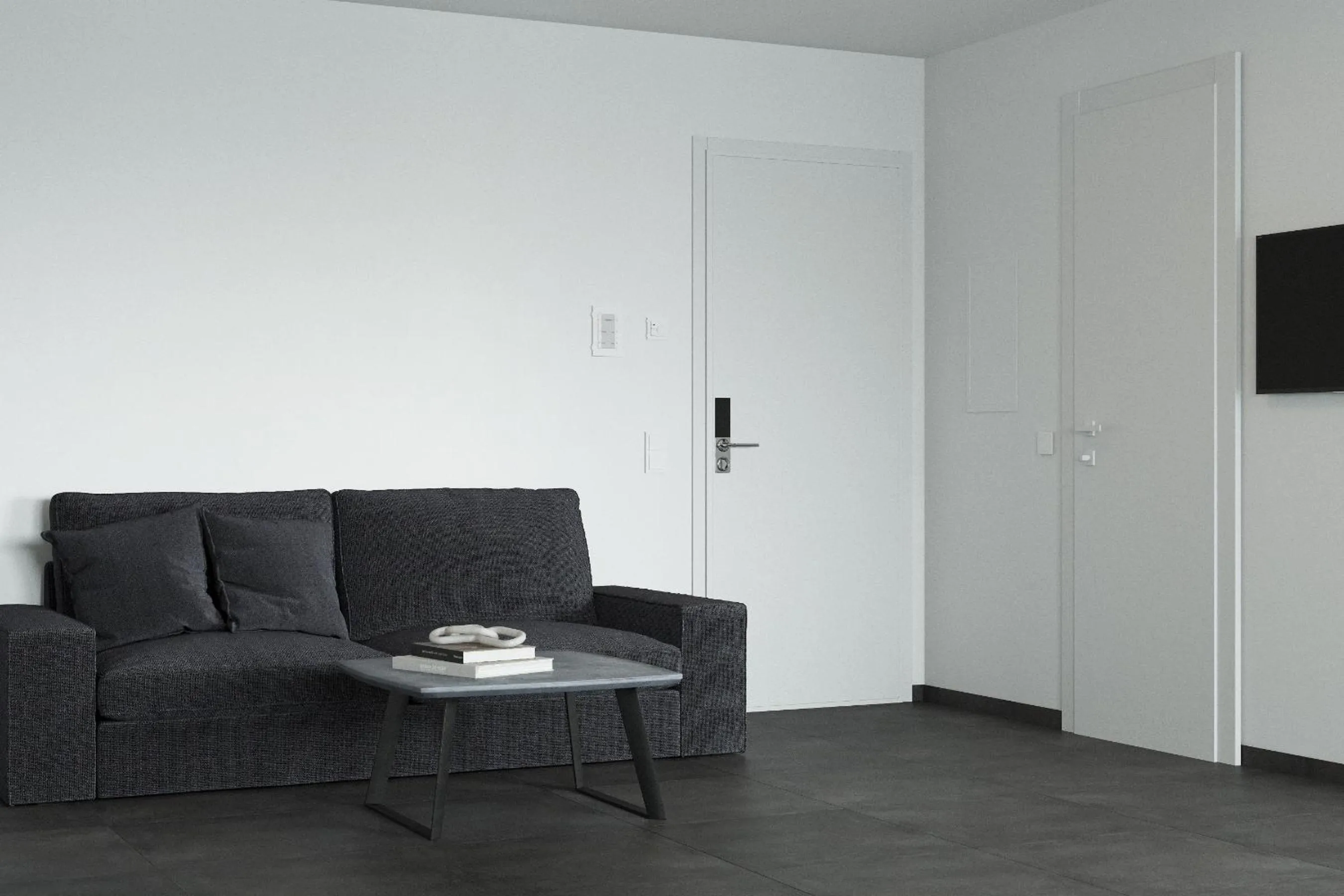 Living room in The Residences - Apartments Frankfurt