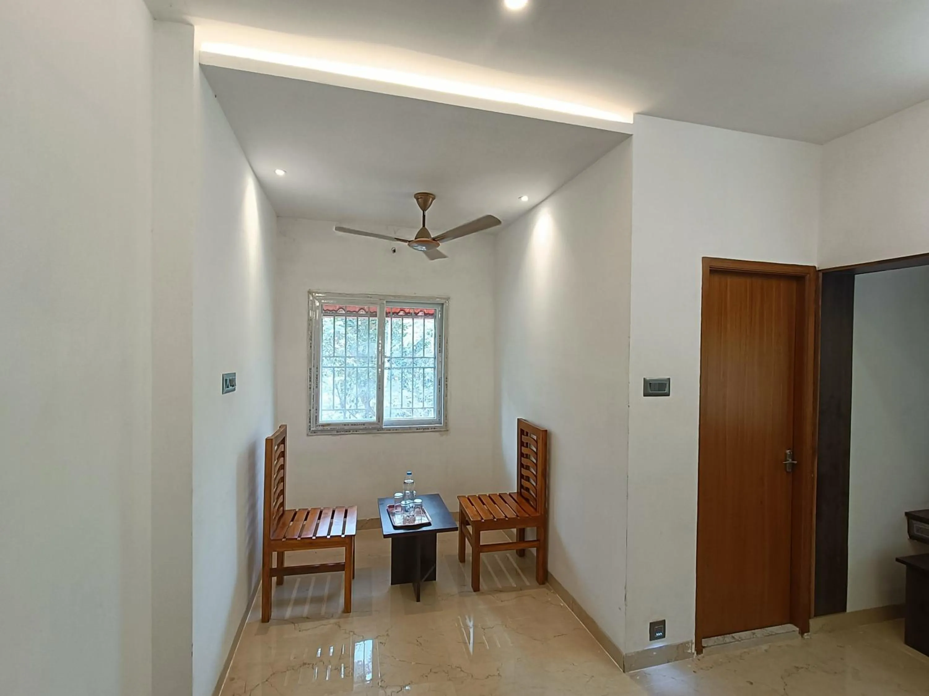 Seating area in Bhavan Resorts