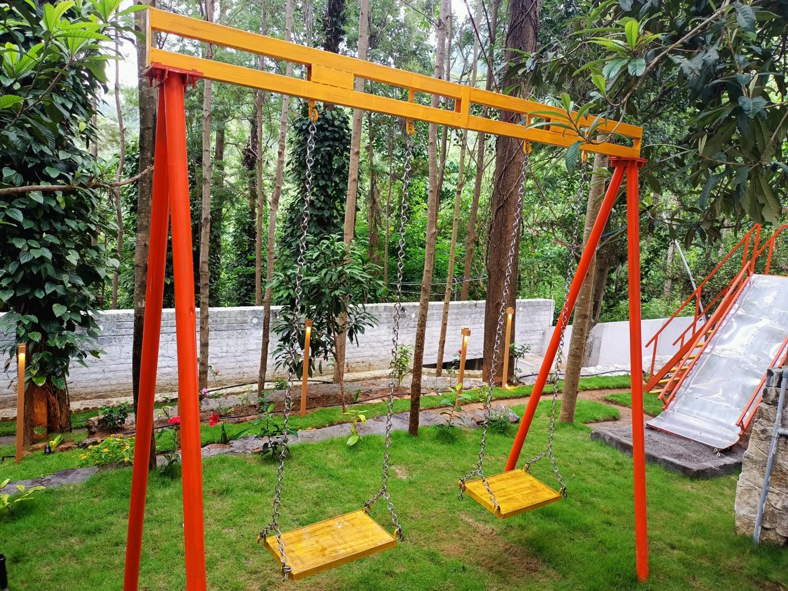Children play ground in Bhavan Resorts