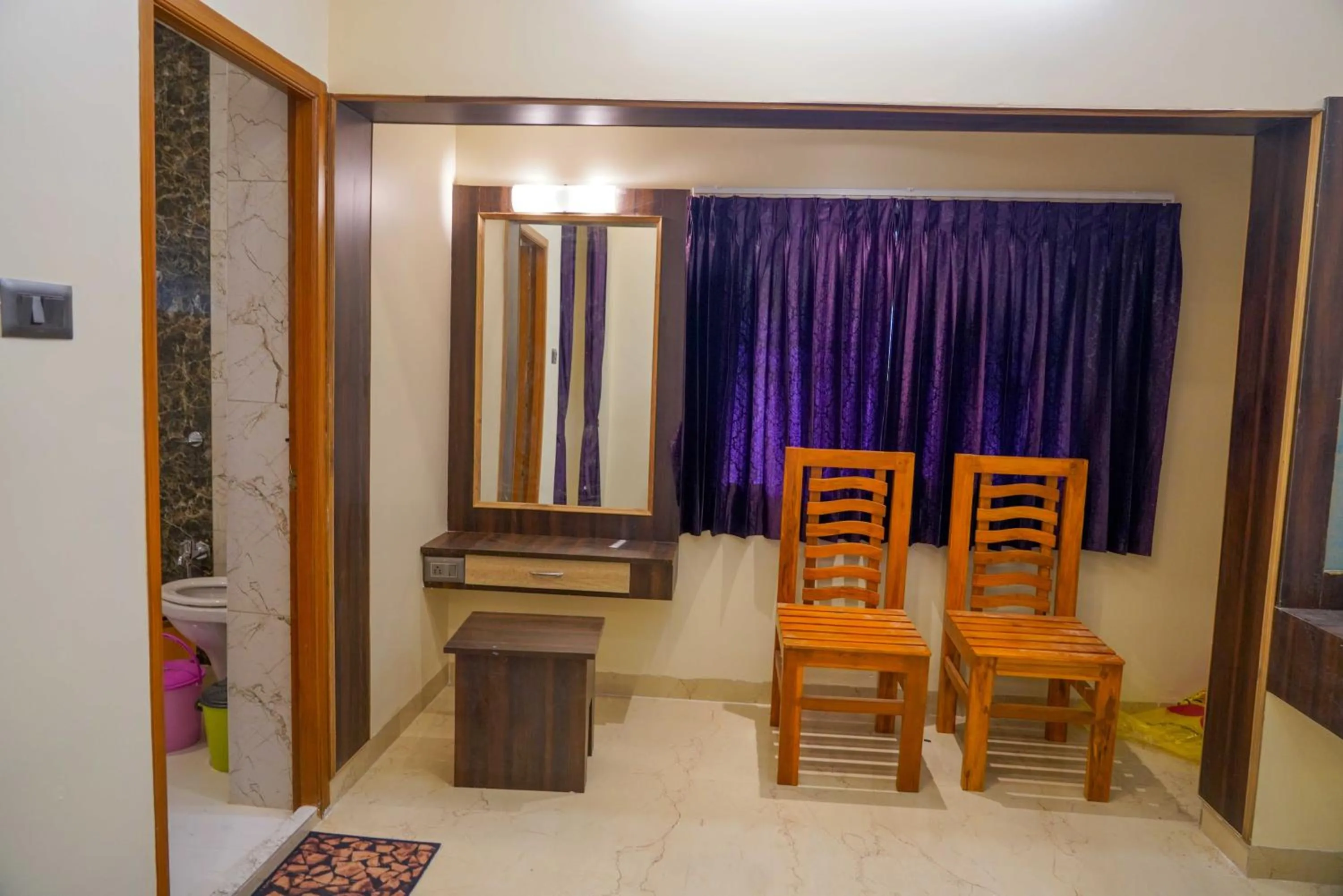 Seating area in Bhavan Resorts