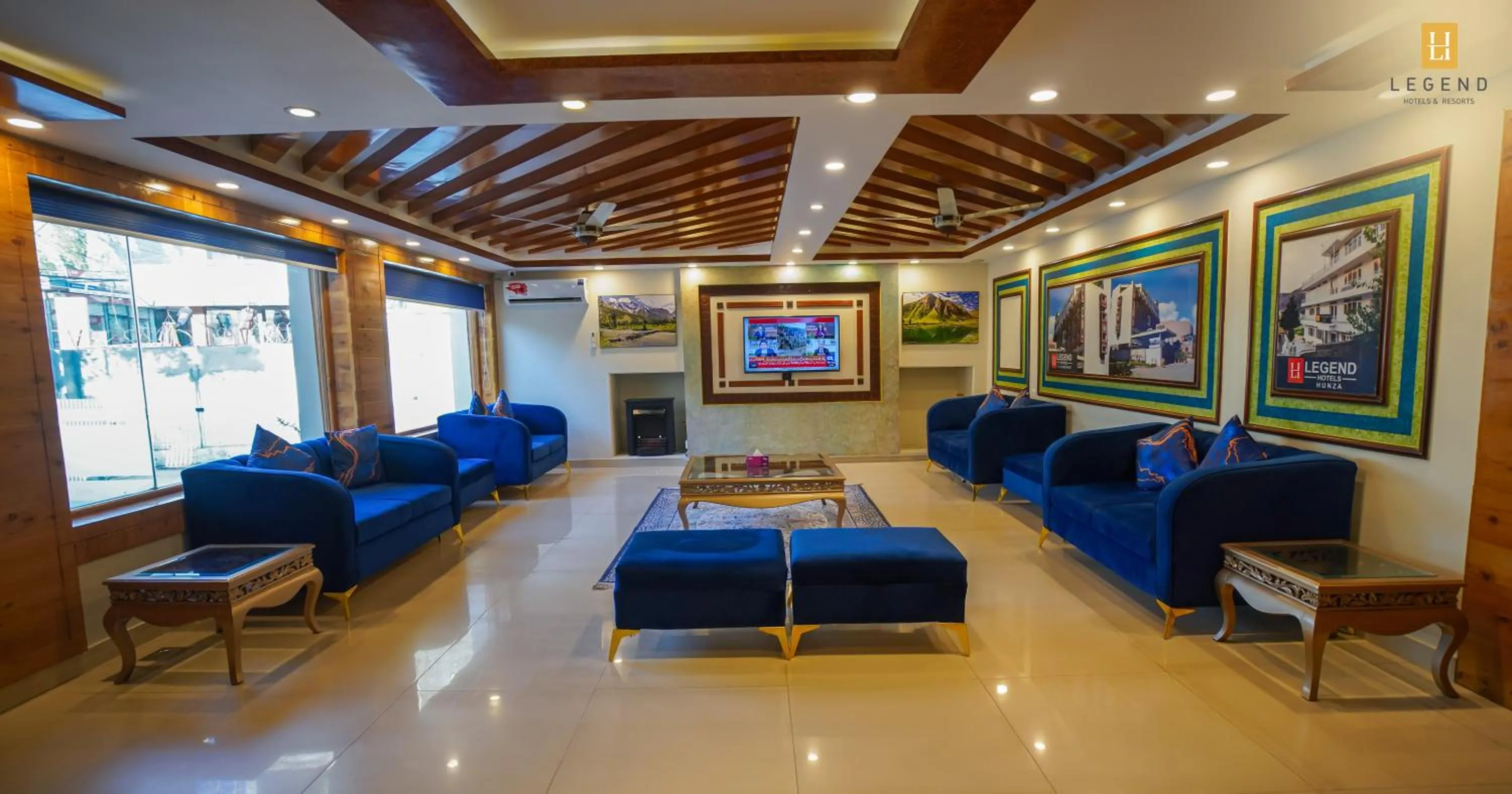 Seating area in Legend Hotel Skardu