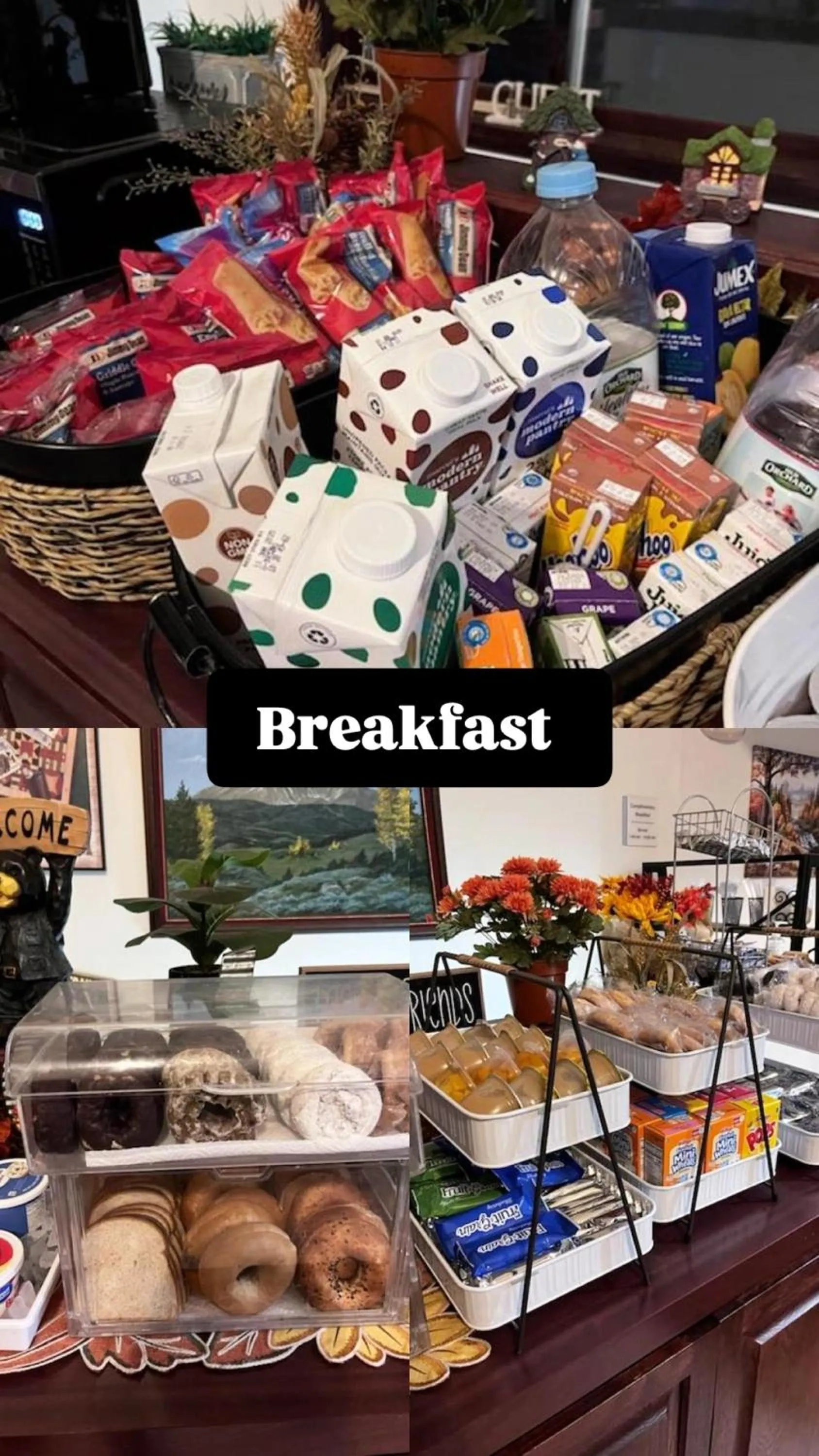 Buffet breakfast in Jefferson Inn