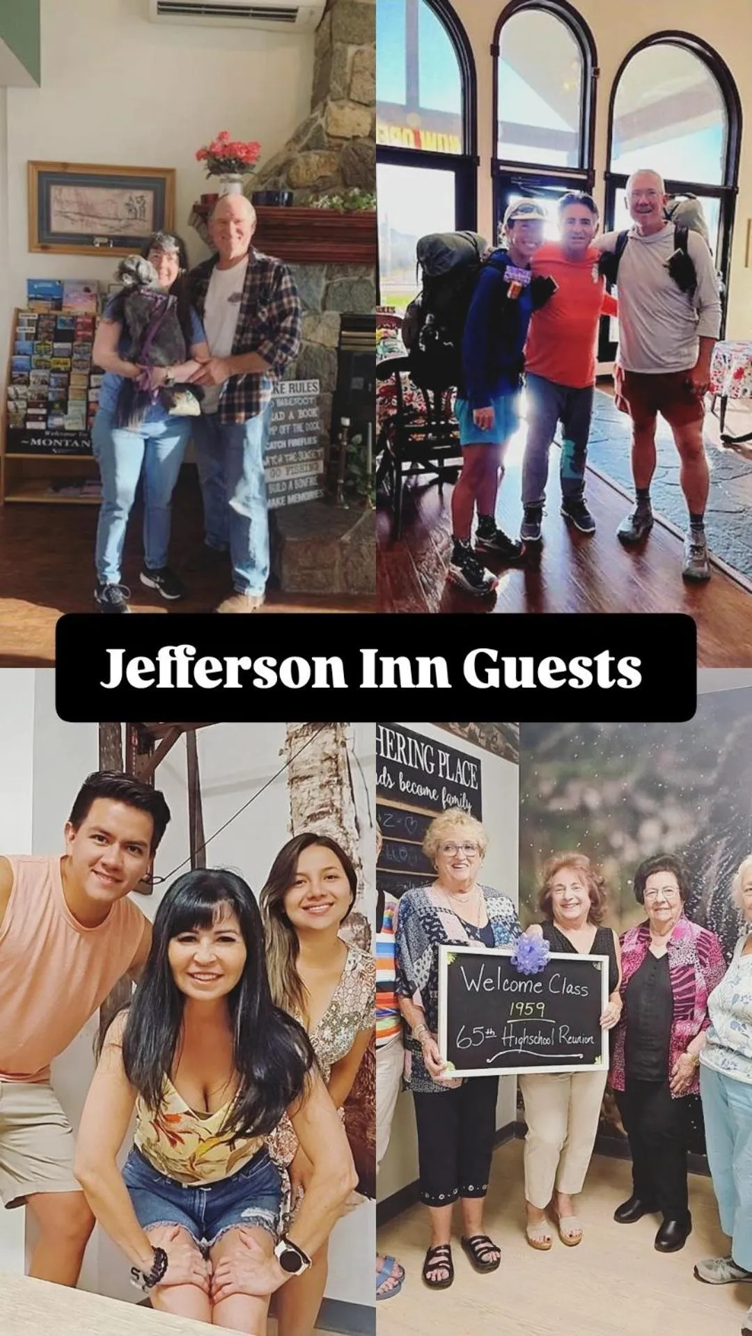 group of guests in Jefferson Inn