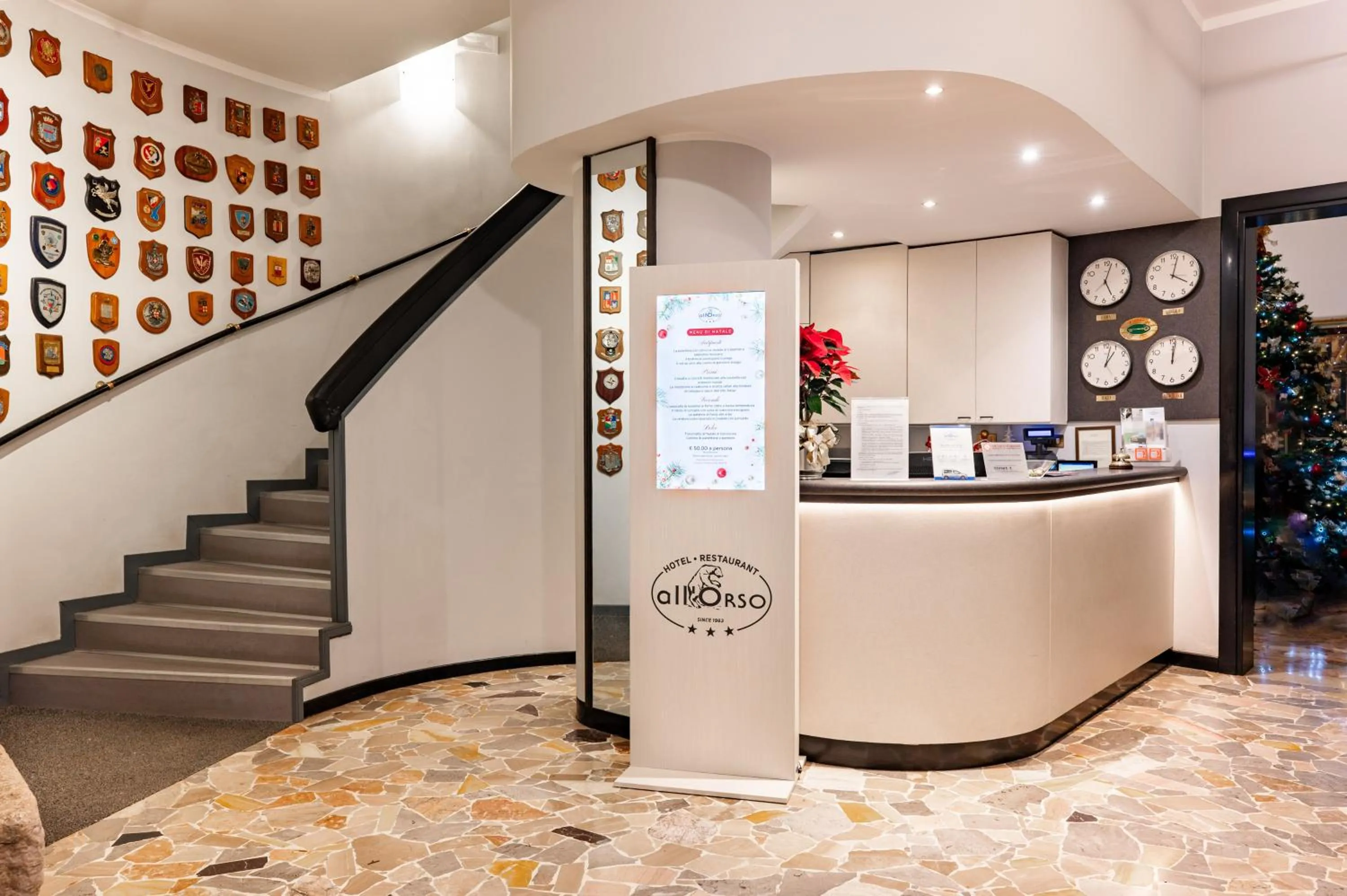 Lobby or reception in Hotel all'Orso