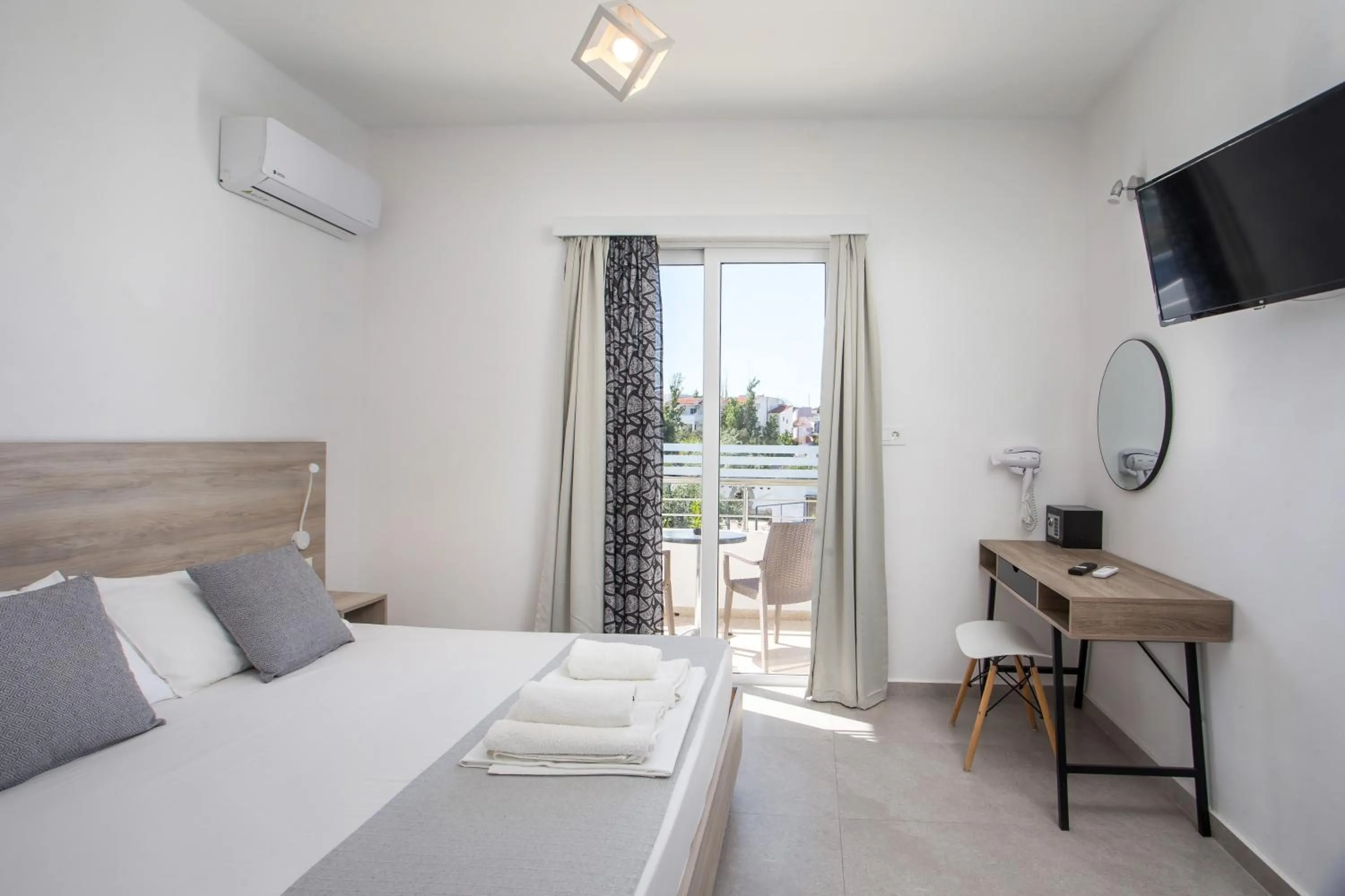 Bedroom, Bed in Mando Living -Faliraki