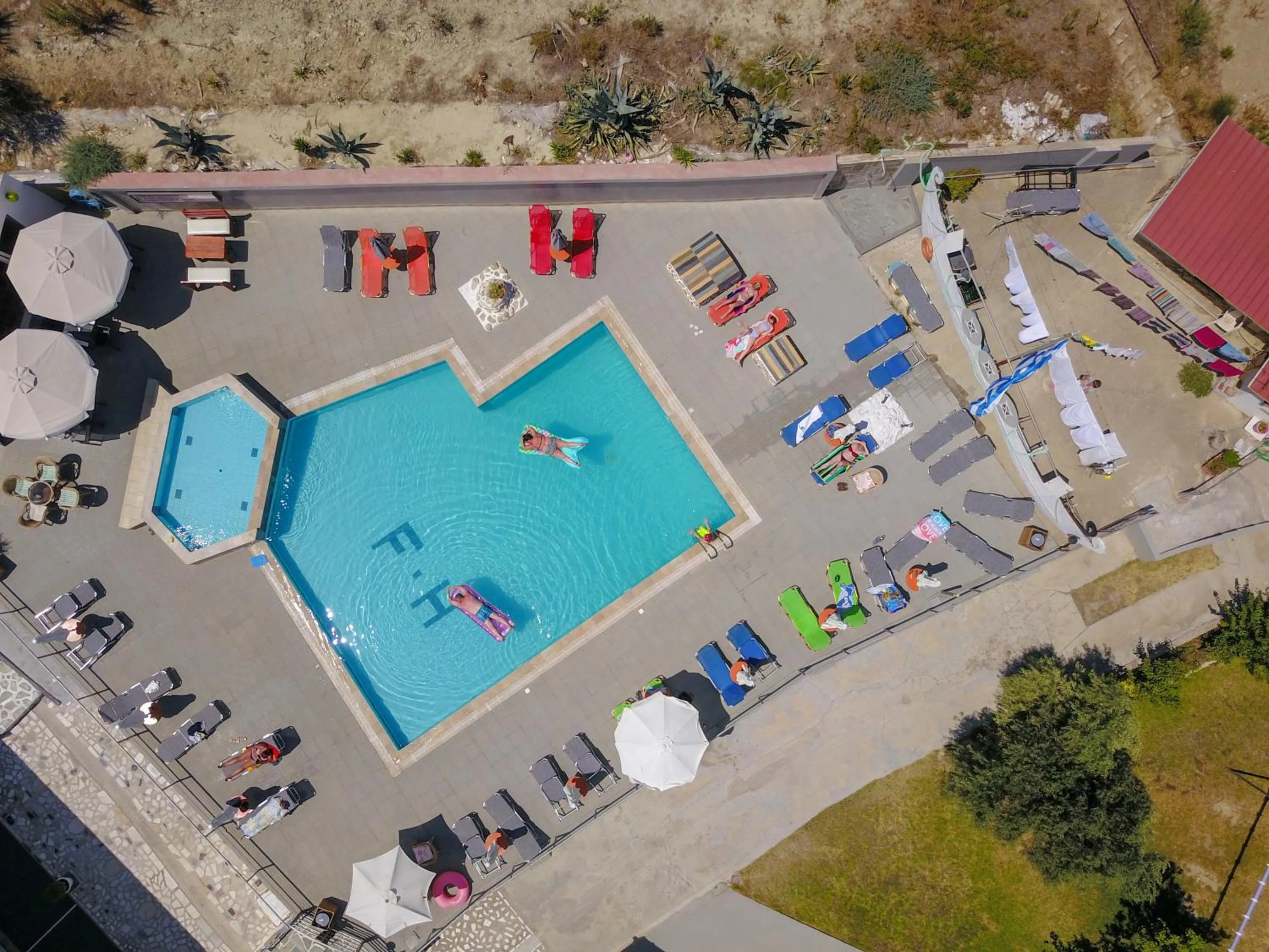 Bird's eye view in Mando Living -Faliraki
