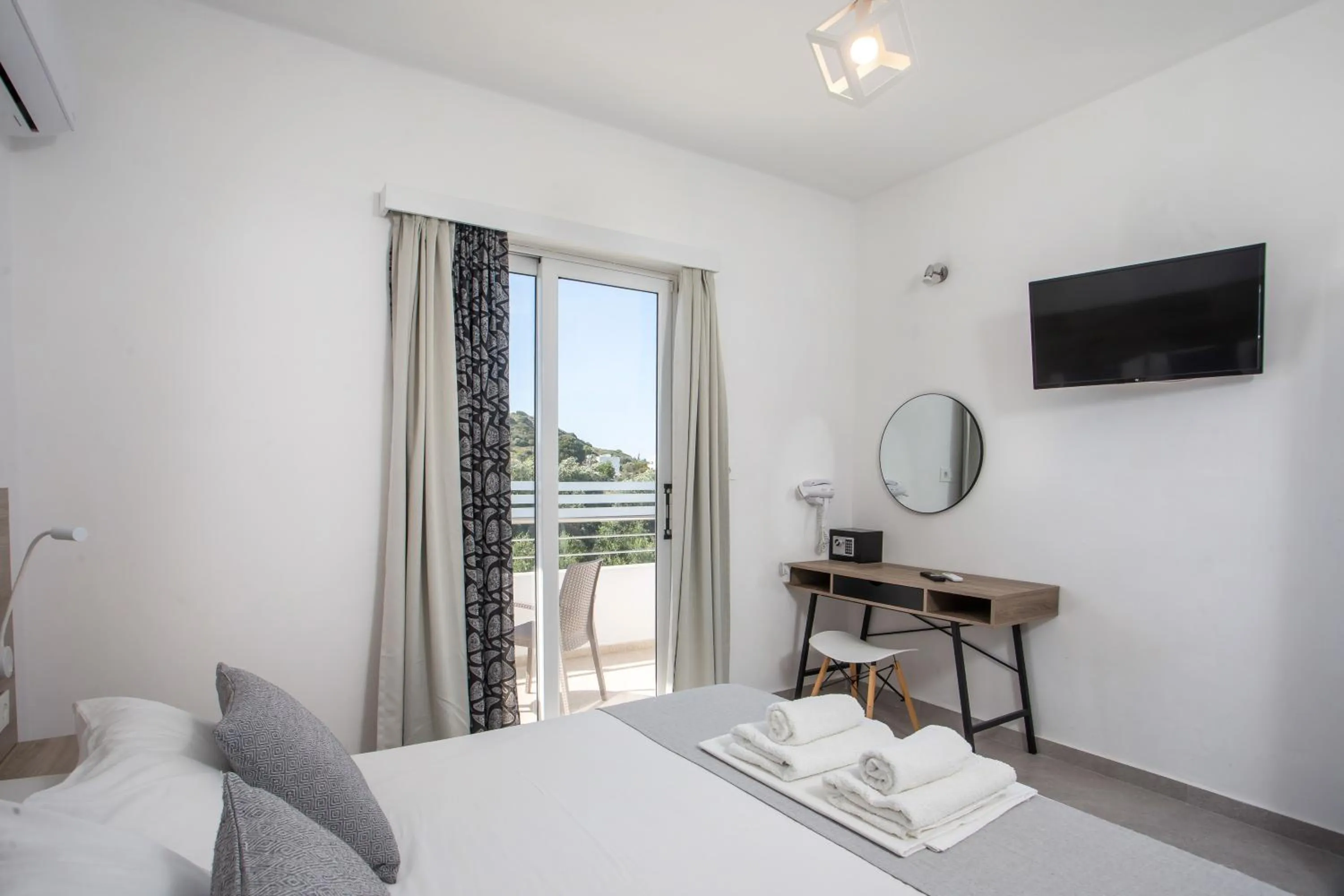 Bedroom, Bed in Mando Living -Faliraki