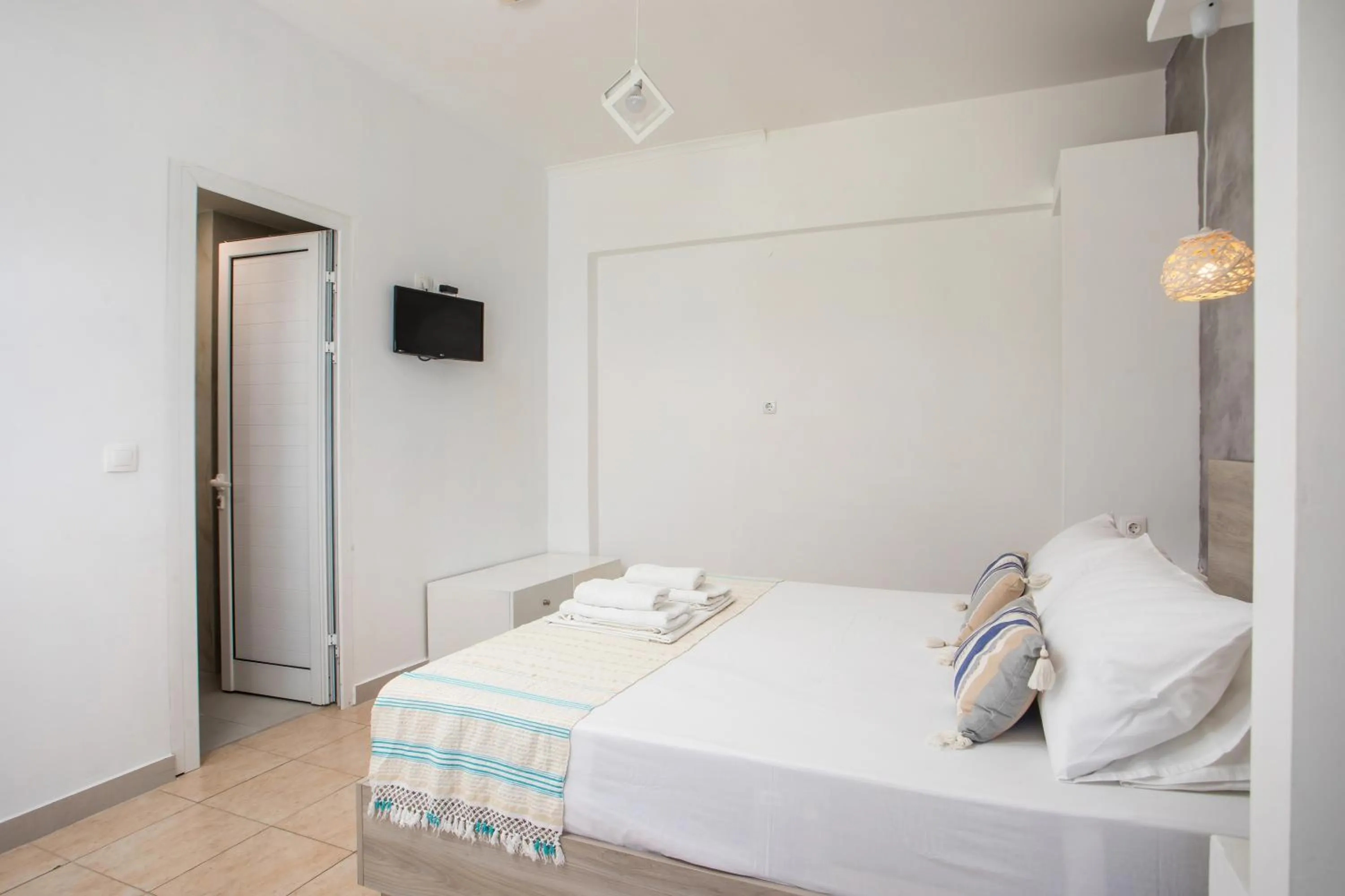 Bedroom, Bed in Mando Living -Faliraki