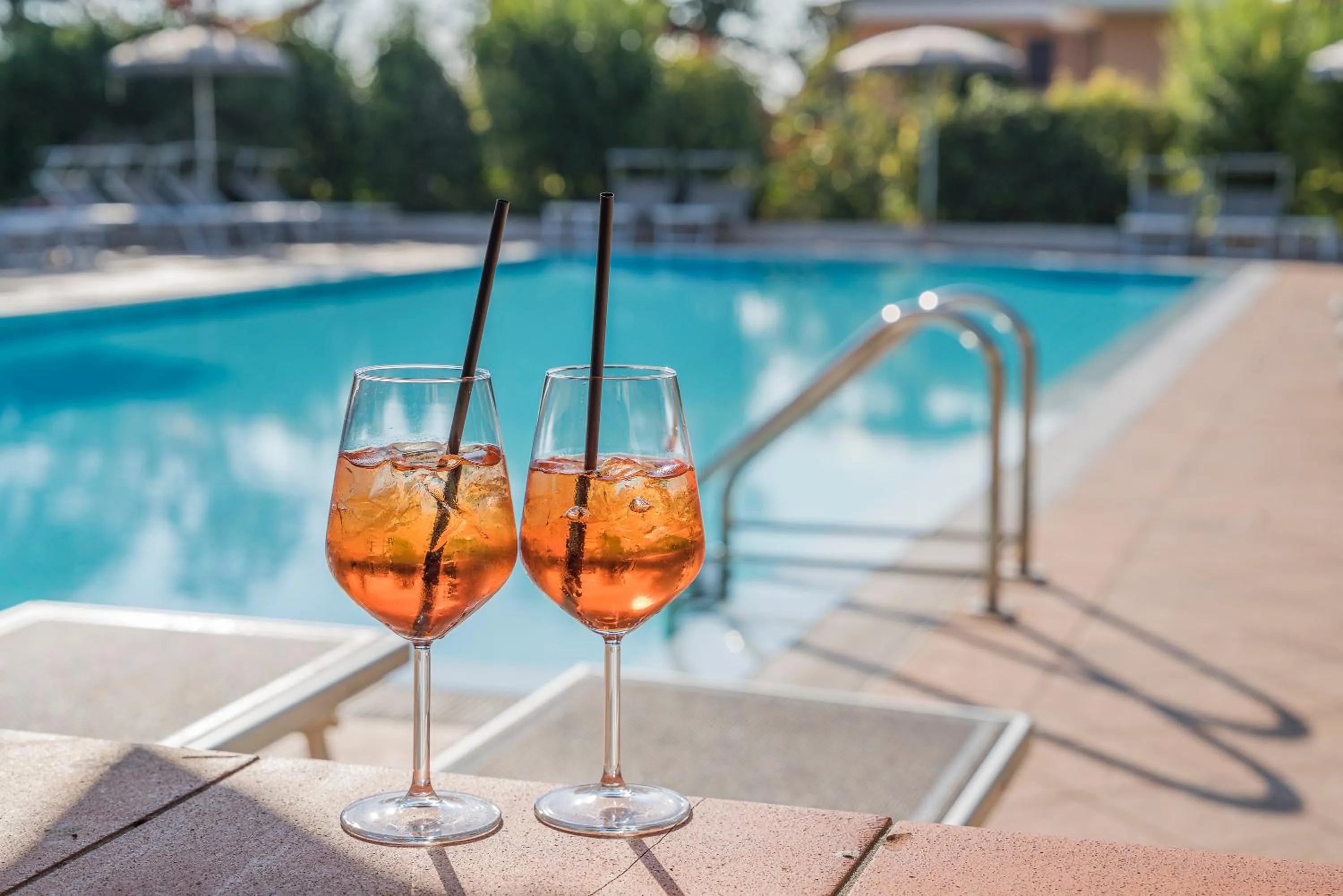Swimming pool in Hotel Gardenia Sirmione