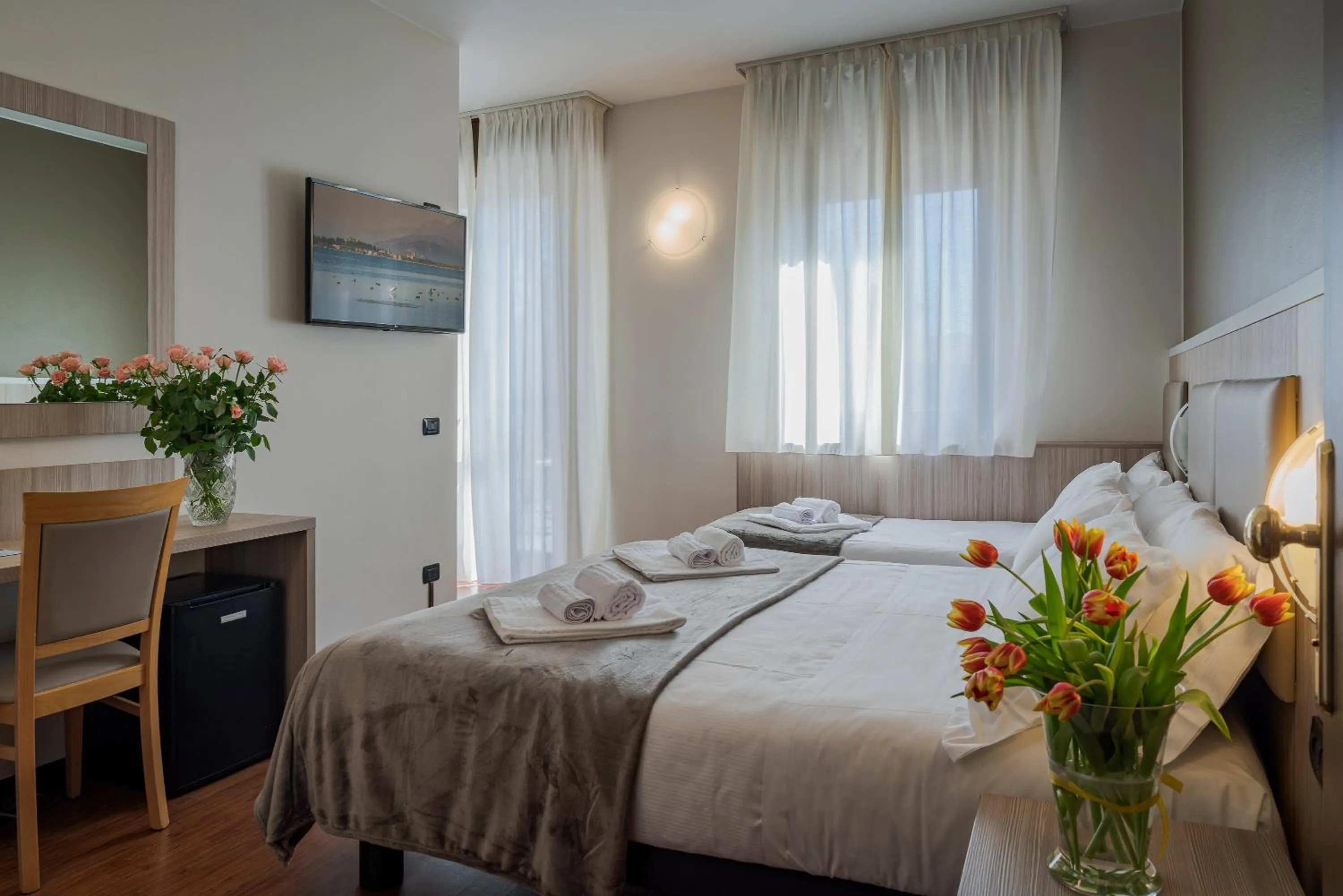 Bed in Hotel Gardenia Sirmione