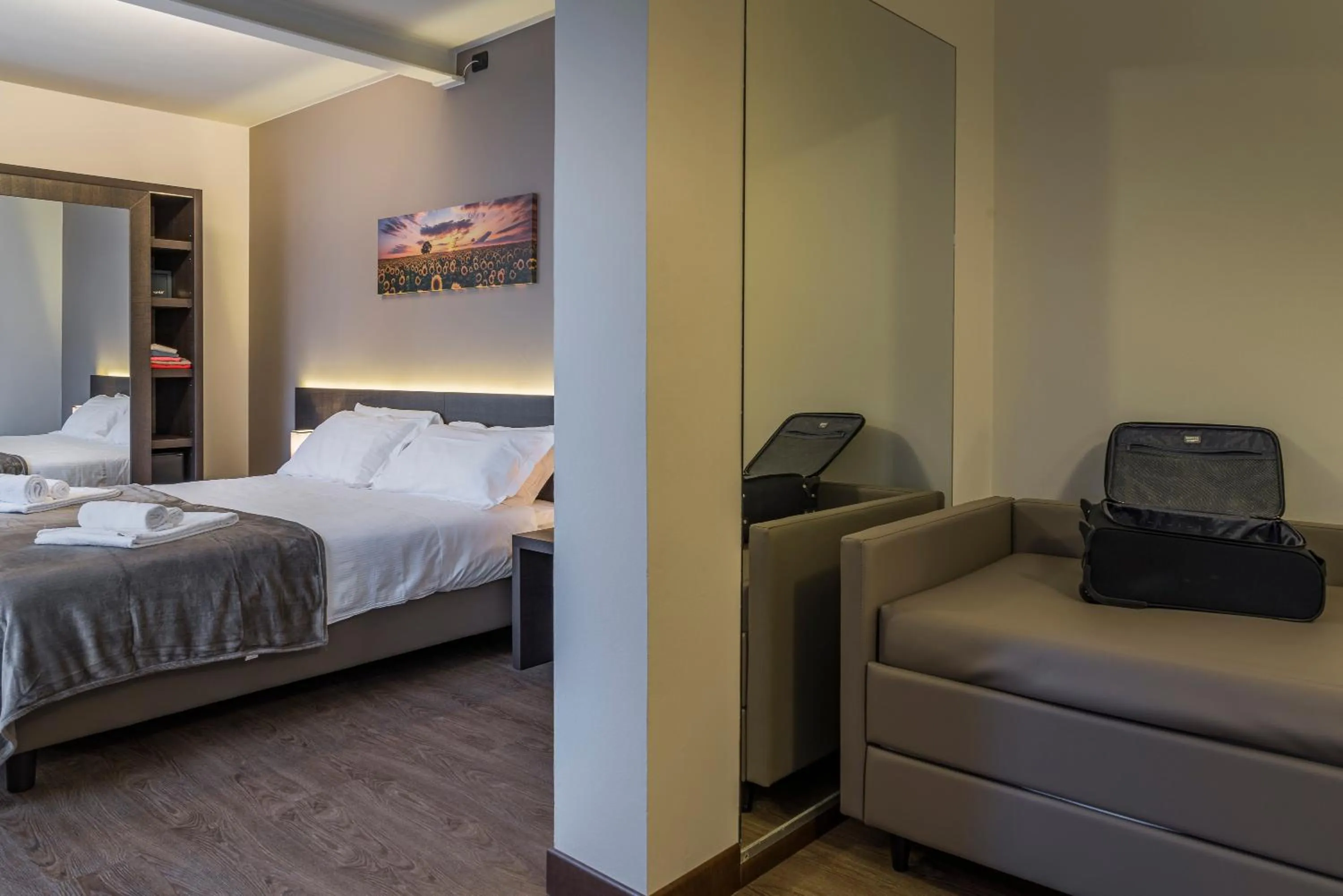 Bed in Hotel Gardenia Sirmione