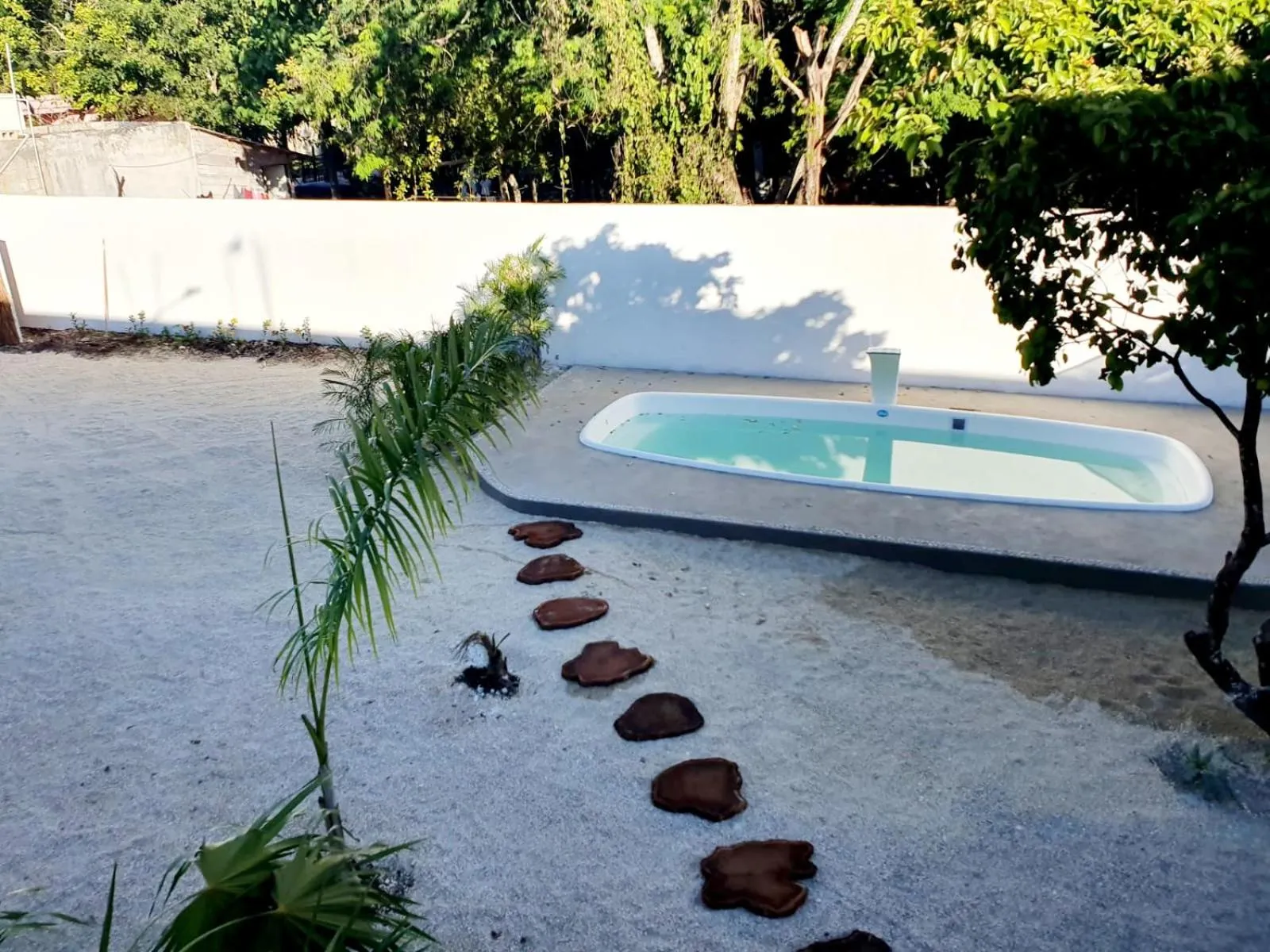 Swimming pool in Villas Chital Bacalar