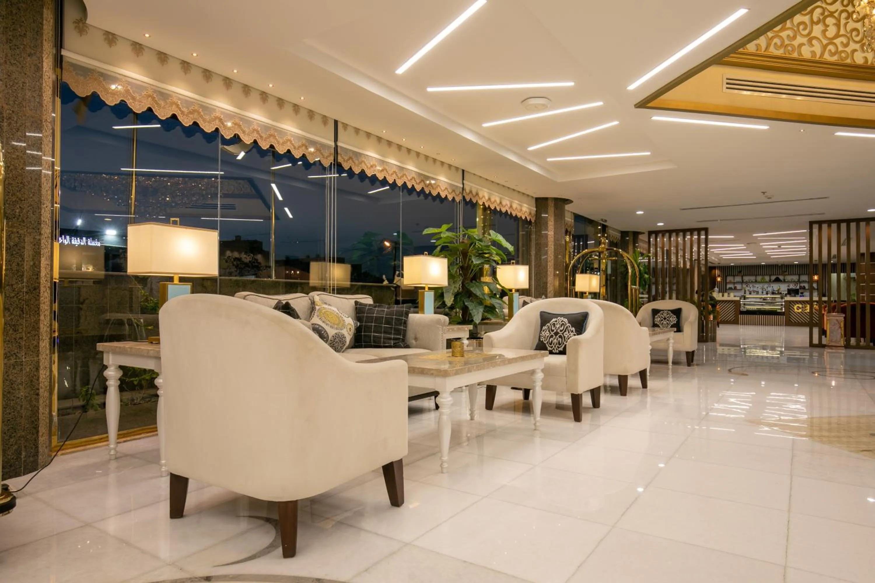 Seating area in Royal Boutique Hotel