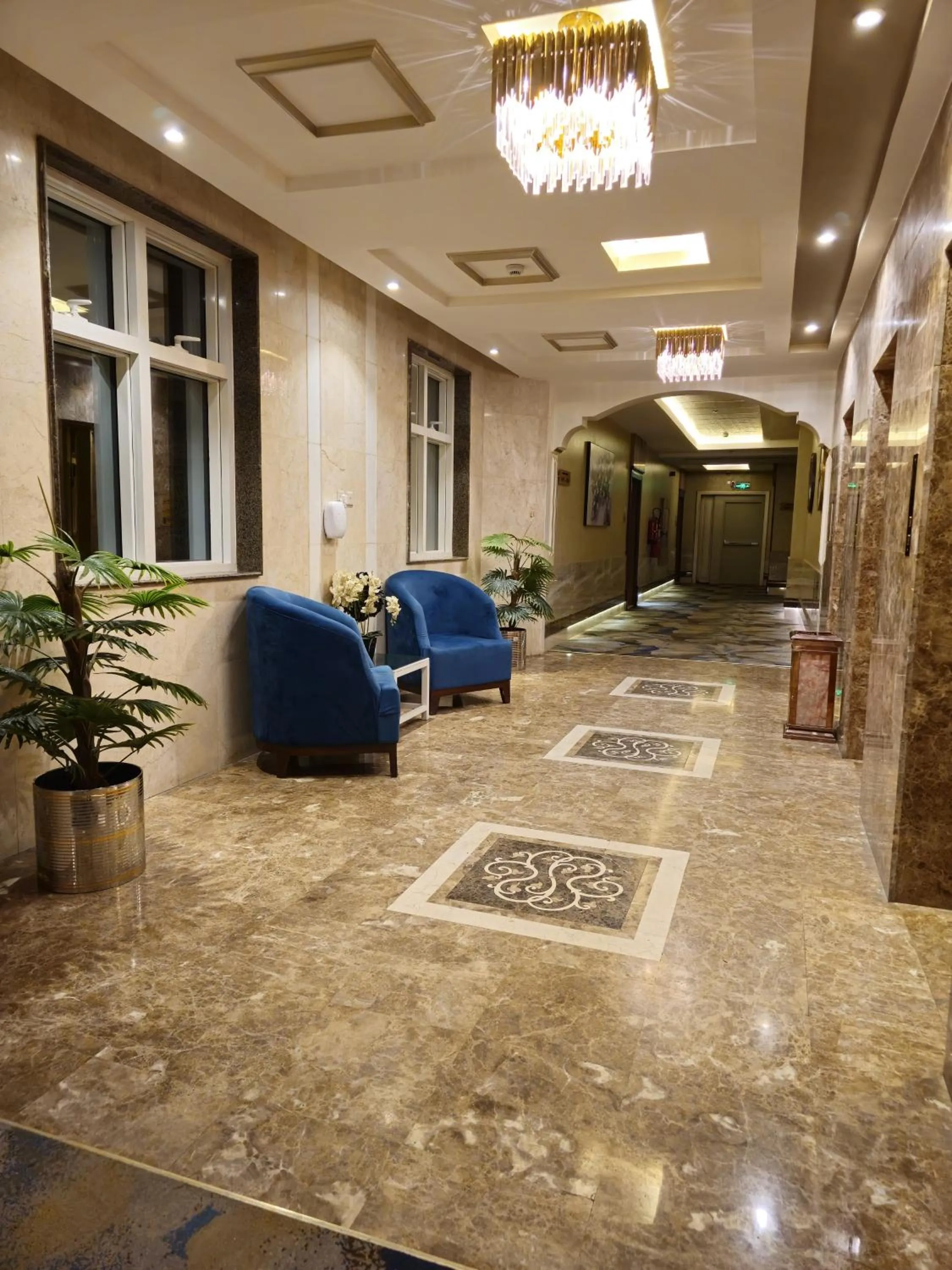 Seating area in Royal Boutique Hotel