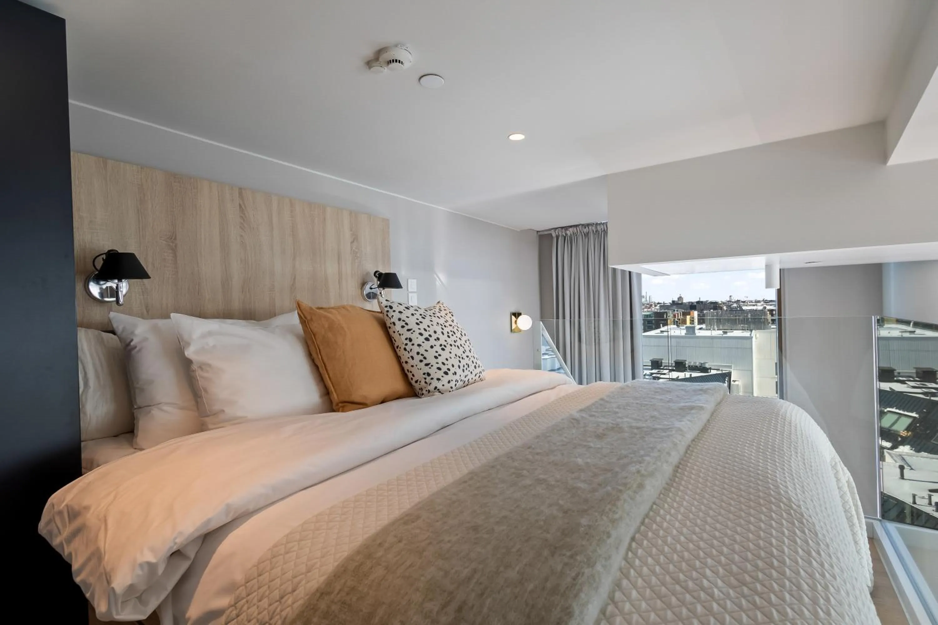 Bed in Unity Helsinki - A Studio Hotel