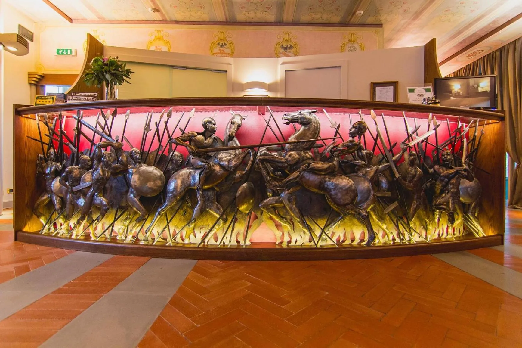 Lobby or reception in Hotel Parco Borromeo - Monza Brianza