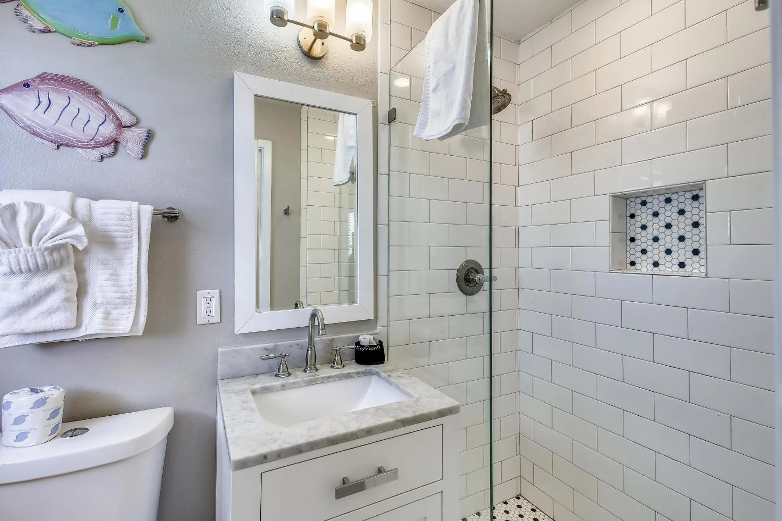 Bathroom in Bermuda Beachfront