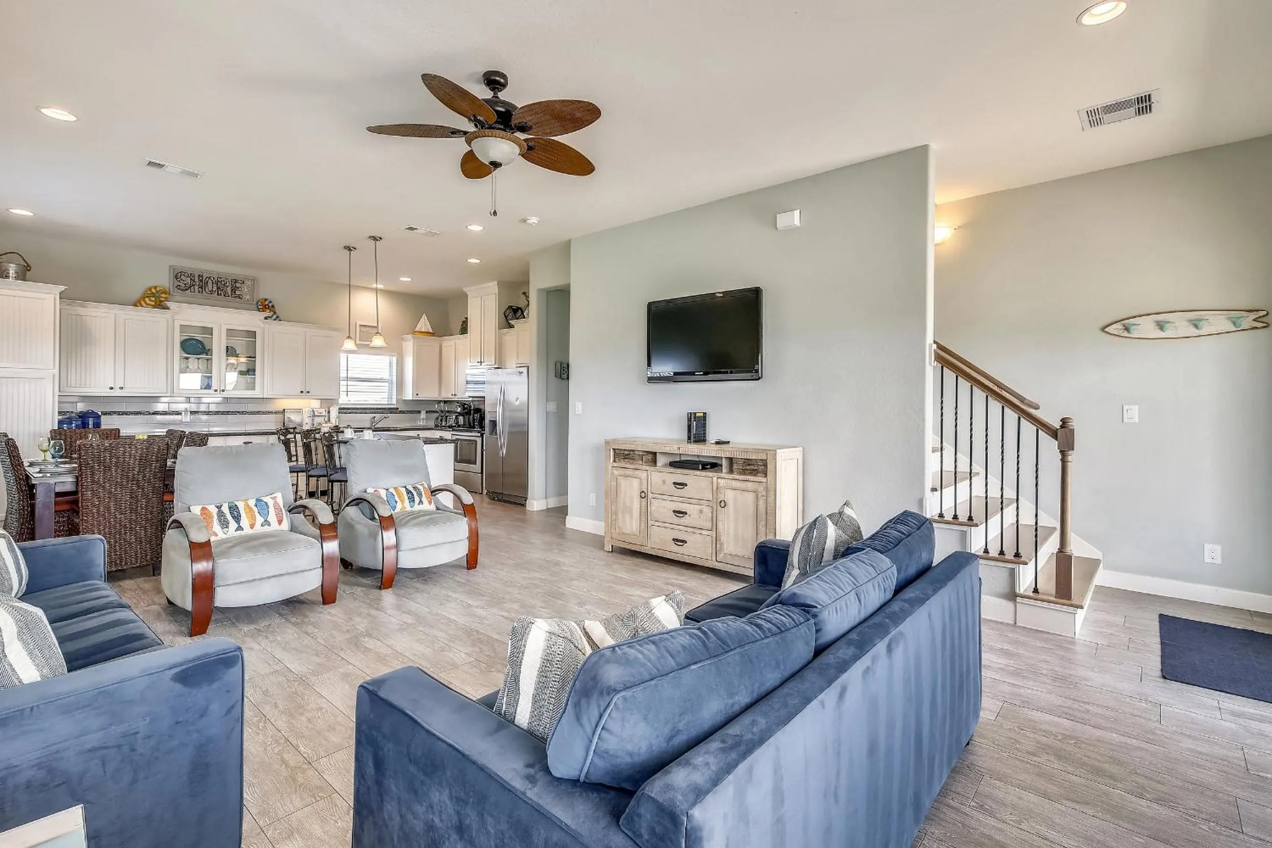 Living room in A Salty Kiss