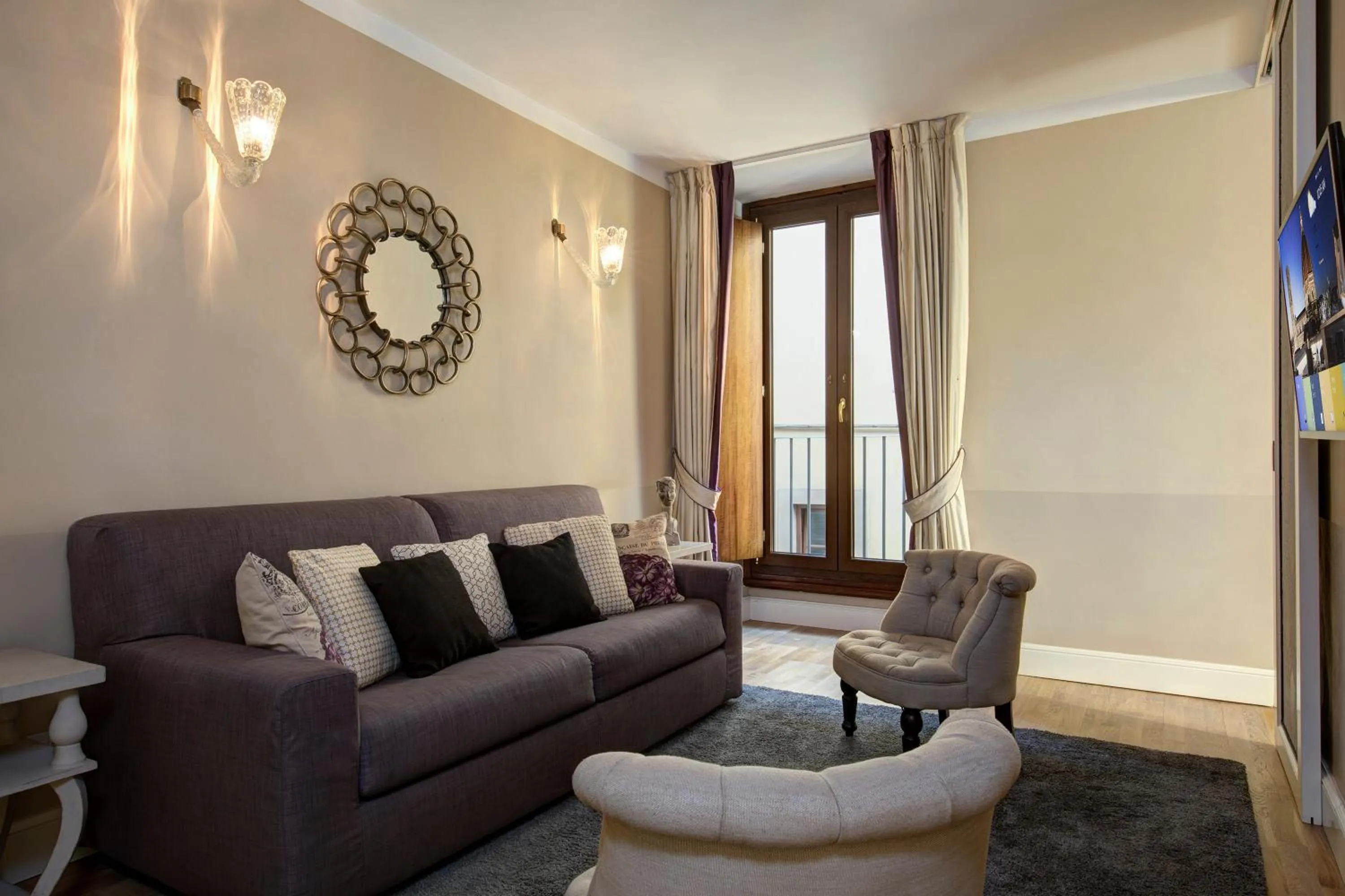 Living room in Grand Hotel Cavour