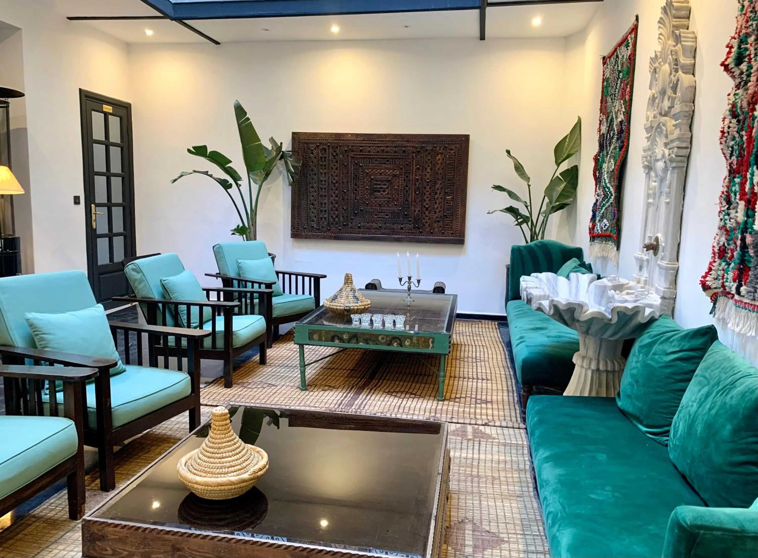 Living room in Riad Ksar Saad & Spa