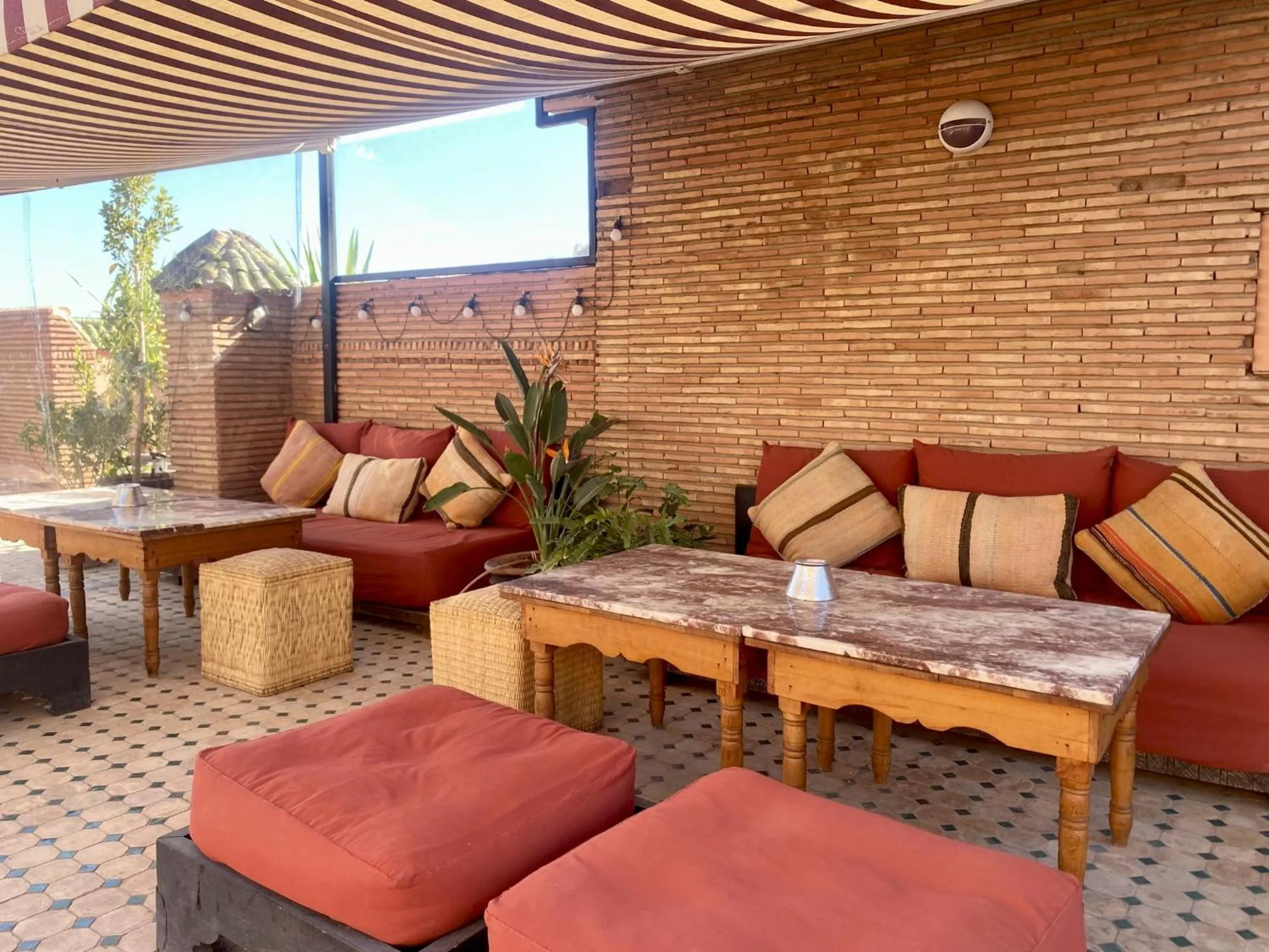 Balcony/Terrace in Riad Ksar Saad & Spa